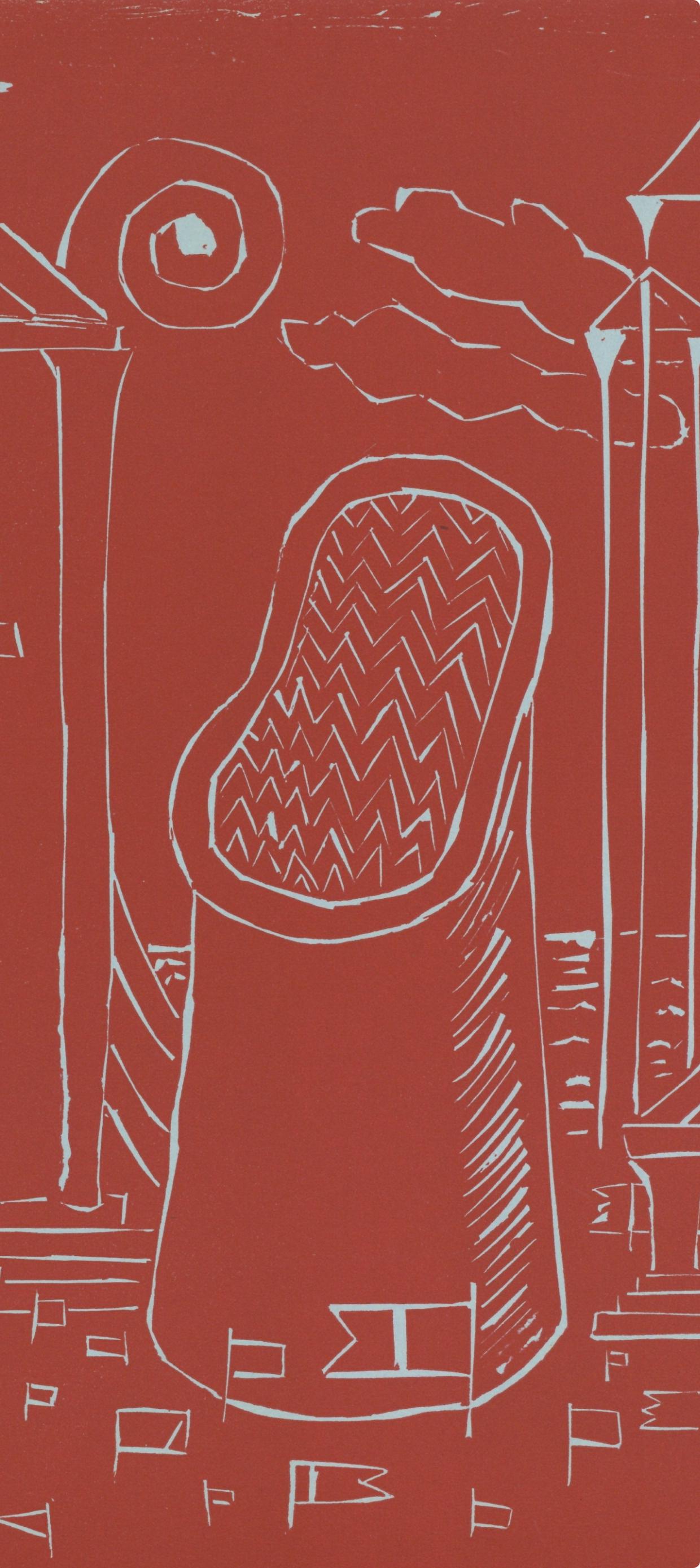 Giorgio De Chirico, Composition, XXe siècle, Limited Edition Linocut