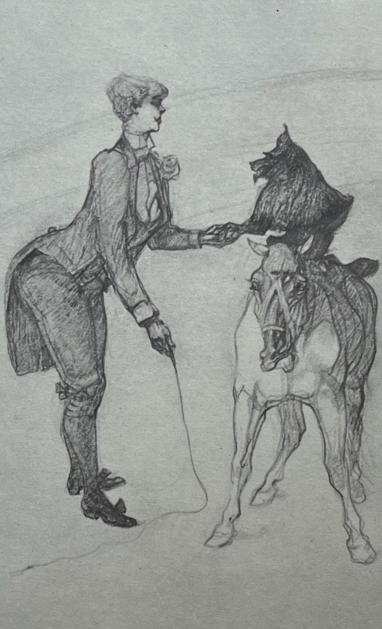Henri de Toulouse-Lautrec, Female Trainer, Henri de Toulouse-Lautrec, At the Circus, Limited Edition Lithograph