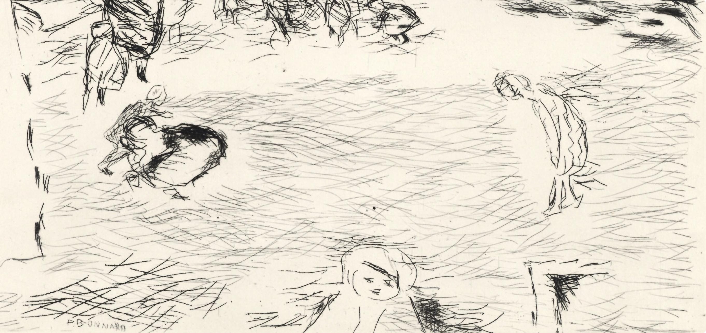 Pierre Bonnard, Le Parc Monceau, A La gloire à Paris, Limited Edition Etching