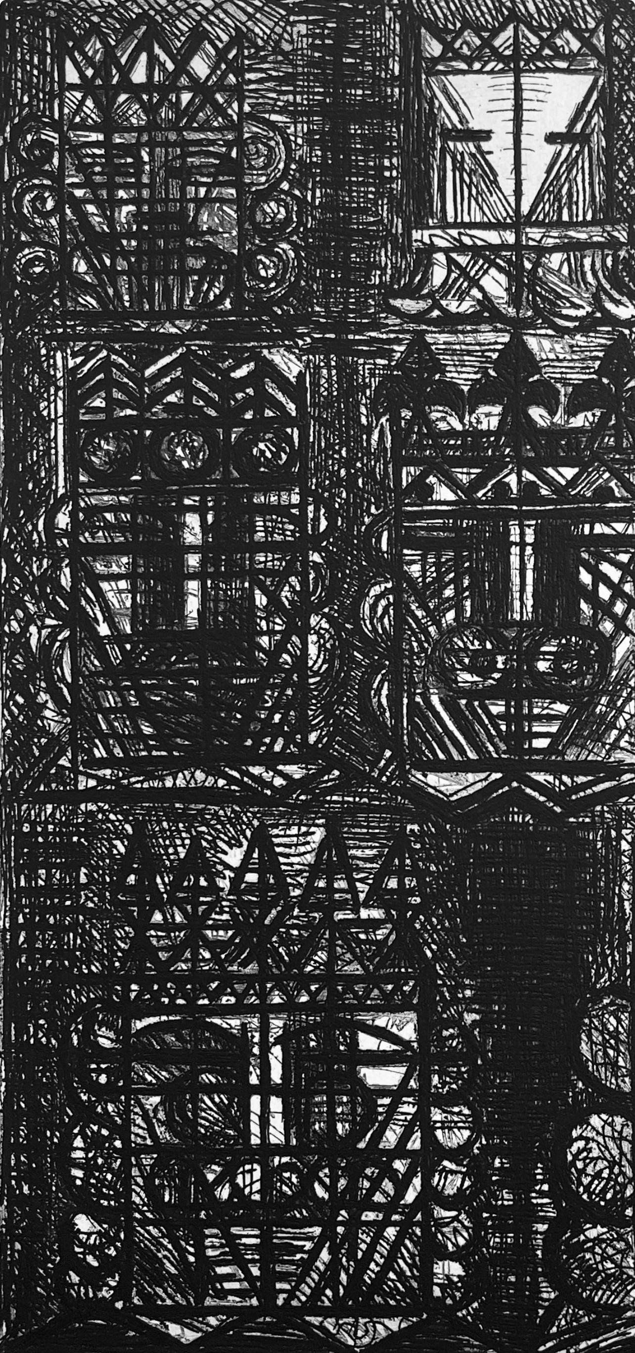 Marcel Gromaire, Prophetie Des Huit Rois, Scène XVI, Shakespeare, Macbeth, Eaux-fortes de Gromaire, Limited Edition Etching
