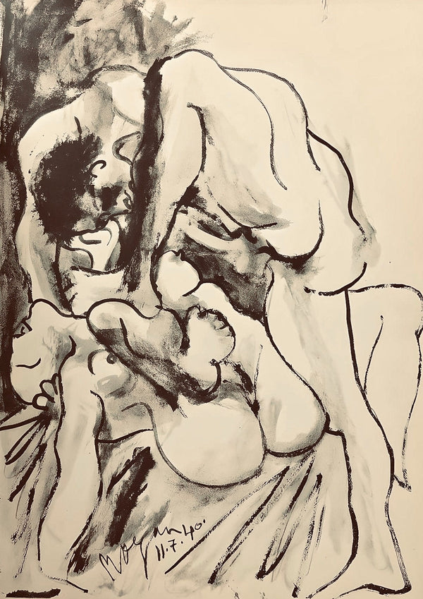 Pablo Picasso, Composition, Carnet de dessins de Picasso, Cahiers d’Art, Limited Edition Lithograph