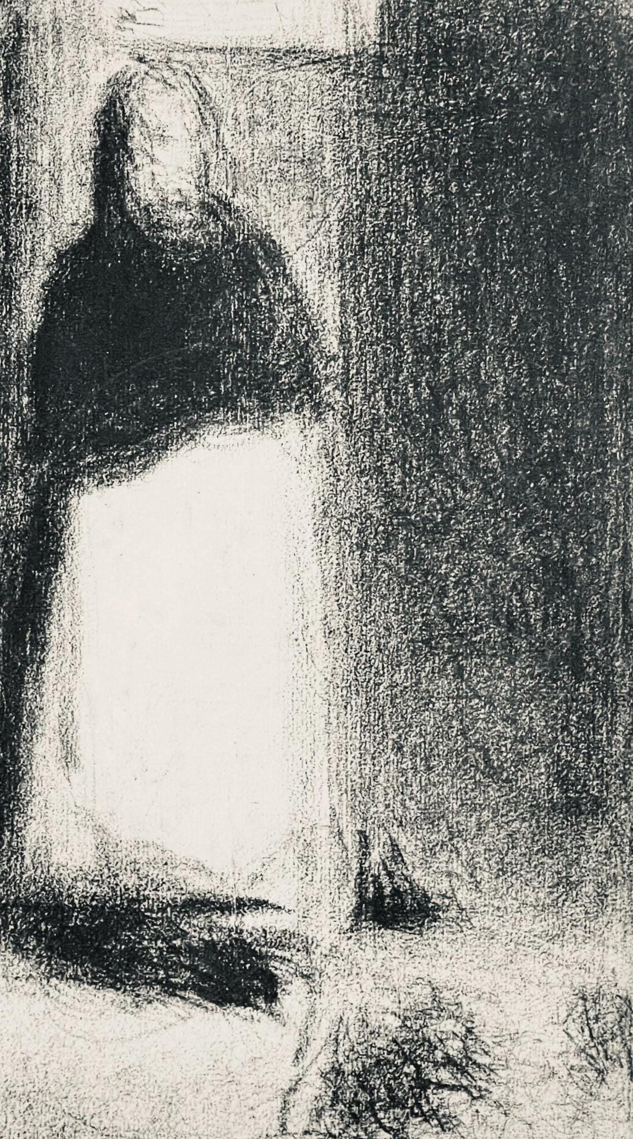 Georges Seurat, La concierge. Vers, Seurat, Limited Edition Lithograph