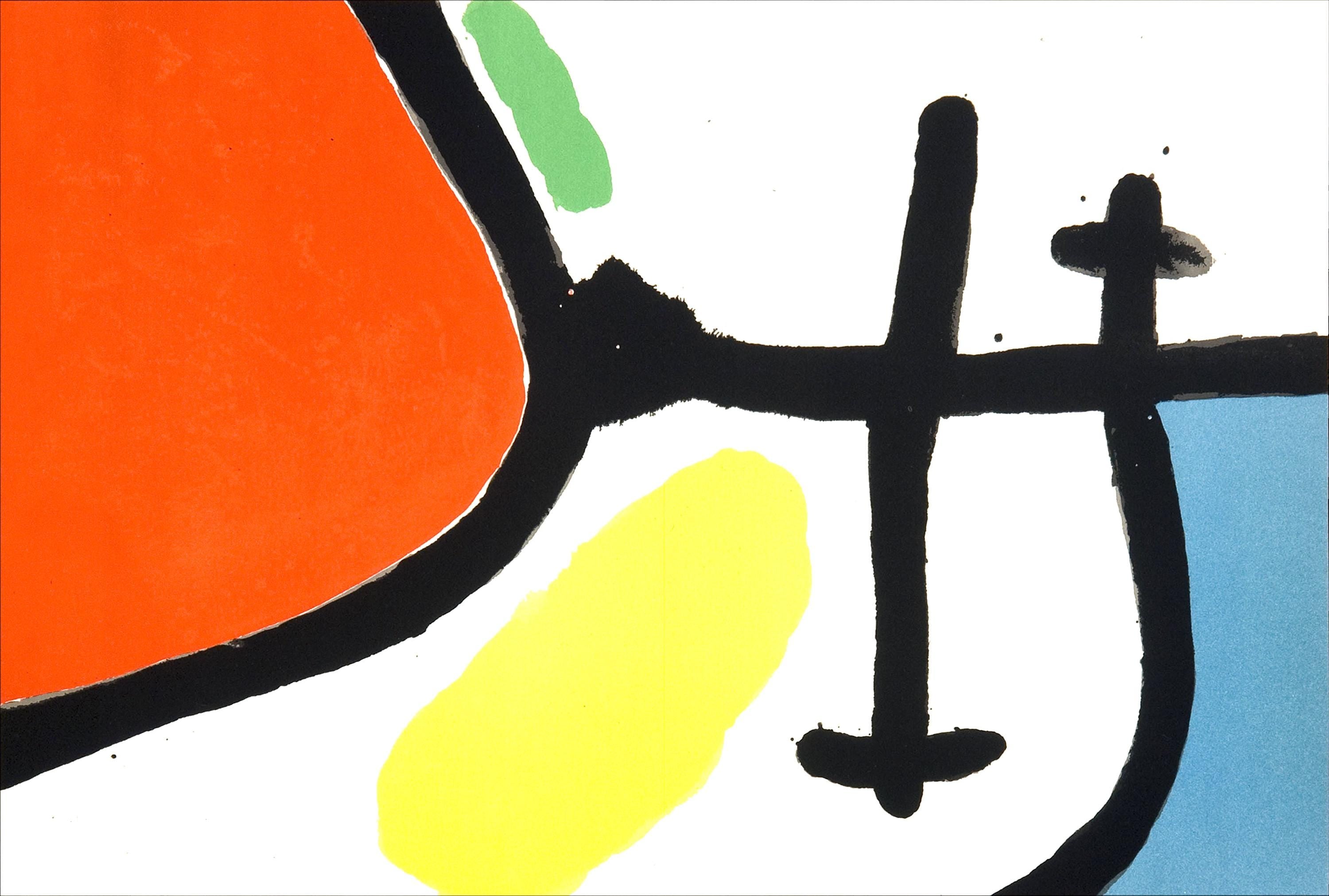 Joan Miró, Composition (Mourlot 872-881; Cramer 164), El tapís de Tarragona, Limited Edition Lithograph
