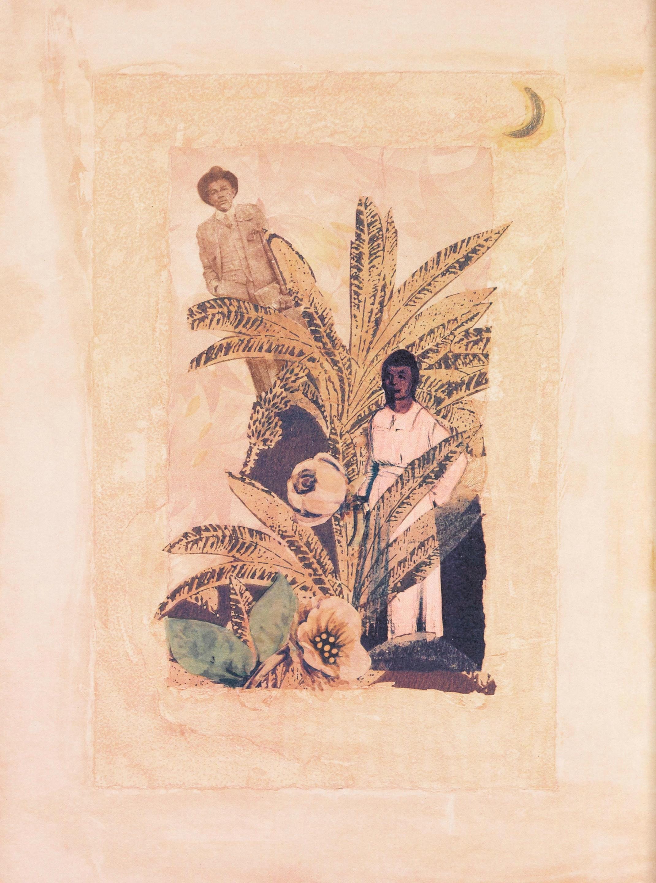 Betye Saar, Magnolia Flower, Bookmarks in the Pages of Life, Limited Edition Silkscreen