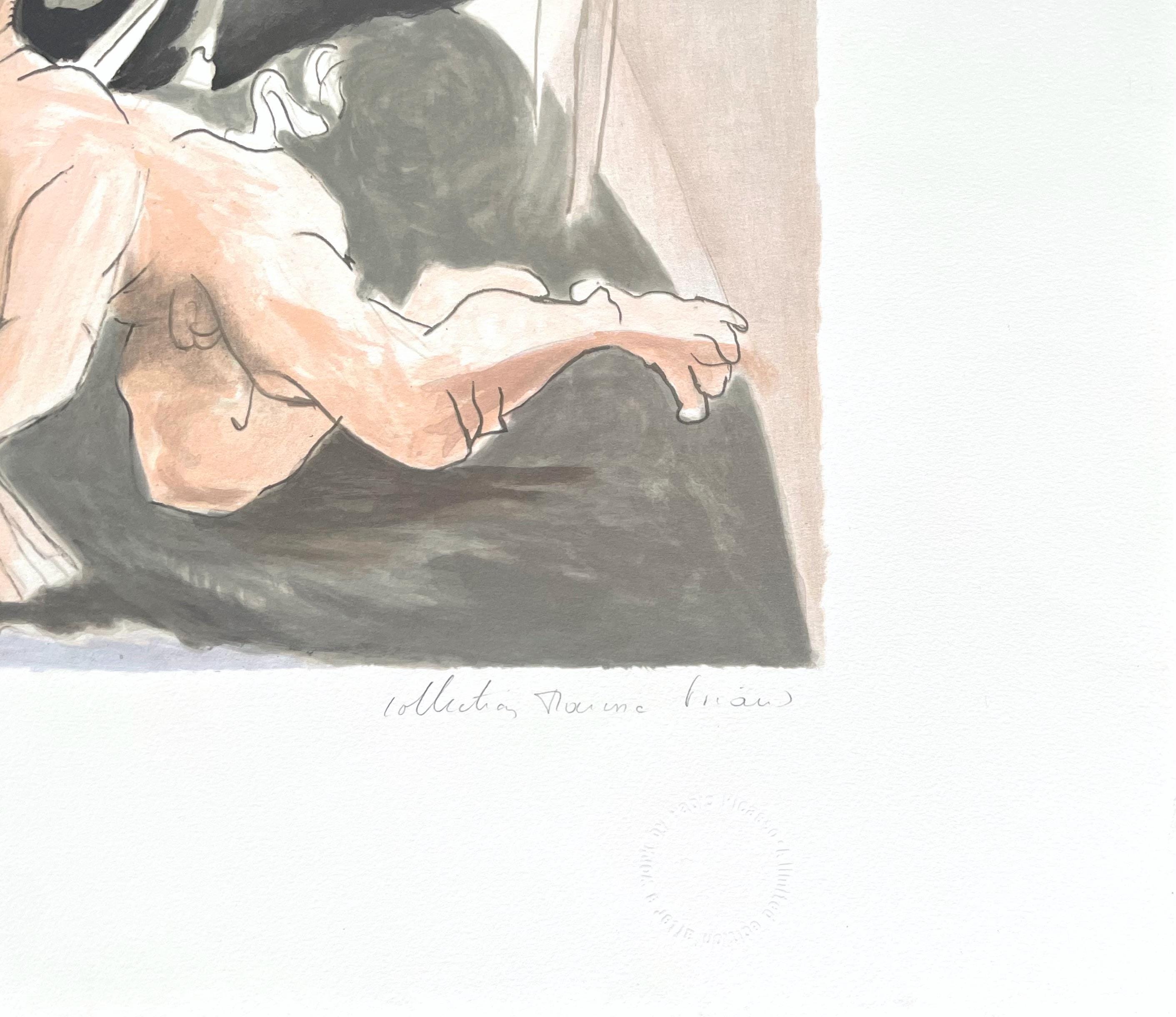 Pablo Picasso, Composition Avec Minotaur, Marina Picasso Collection, Official Limited Edition Lithograph