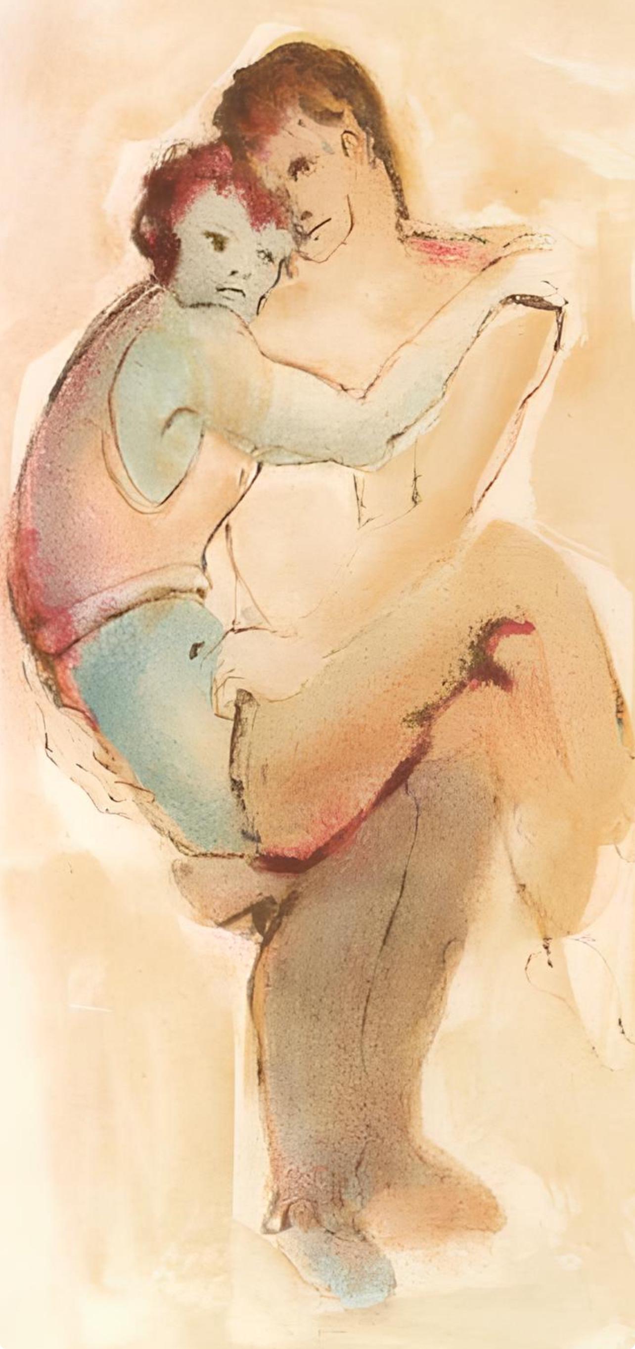 Léonor Fini, Composition, Parallèlement, Limited Edition Lithograph