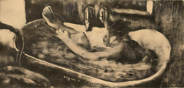 Edgar Degas, Le Bain, E. Degas Monotypes, Limited Edition Monotype