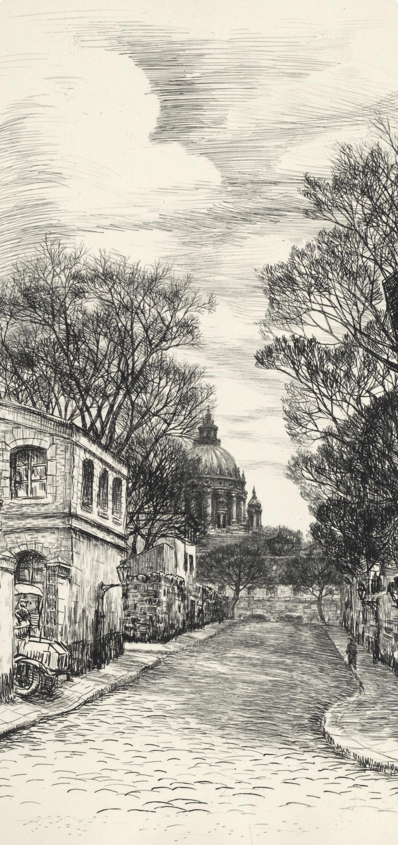 Jean Frélaut, De la Sante aux Gobelins, A La gloire à Paris, Limited Edition Etching