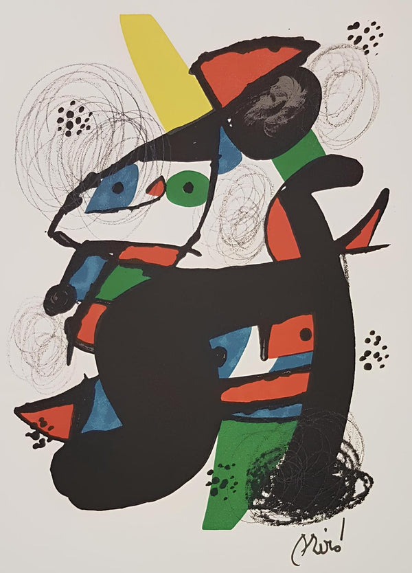 Joan Miró, Composition (Mourlot 1212-1225; Cramer 248), La mélodie acide, Limited Edition Lithograph