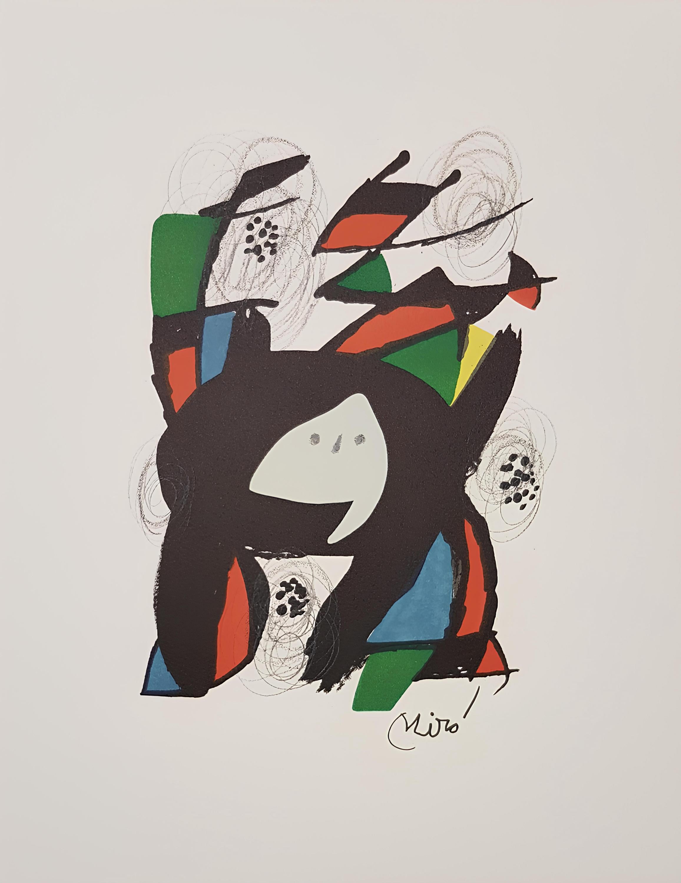 Joan Miró, Composition (Mourlot 1212-1225; Cramer 248), La mélodie acide, Limited Edition Lithograph