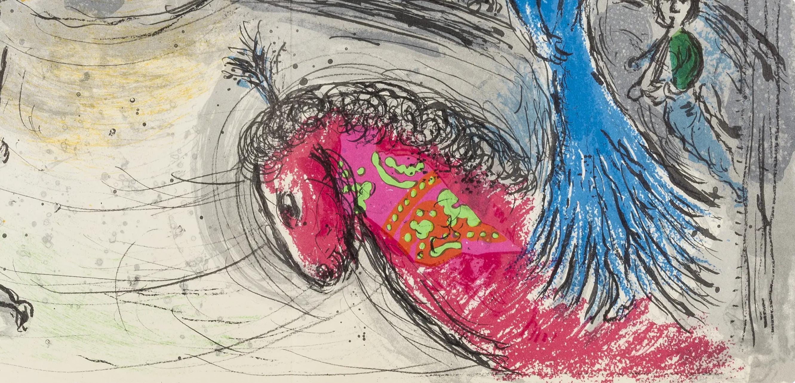 Marc Chagall, Composition (Cramer 110; Mourlot 945), Derrière le miroir, Limited Edition Lithograph