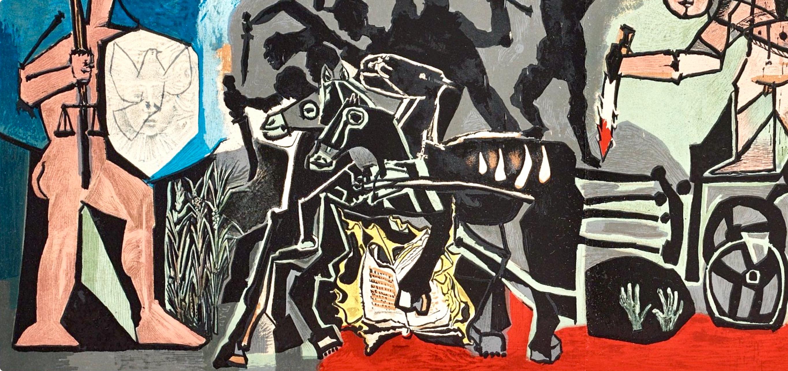 Pablo Picasso, Composition (Cramer 67; Bloch 748; Mourlot 245; Bloch, Books 66), La Guerre et la Paix, Limited Edition Lithograph