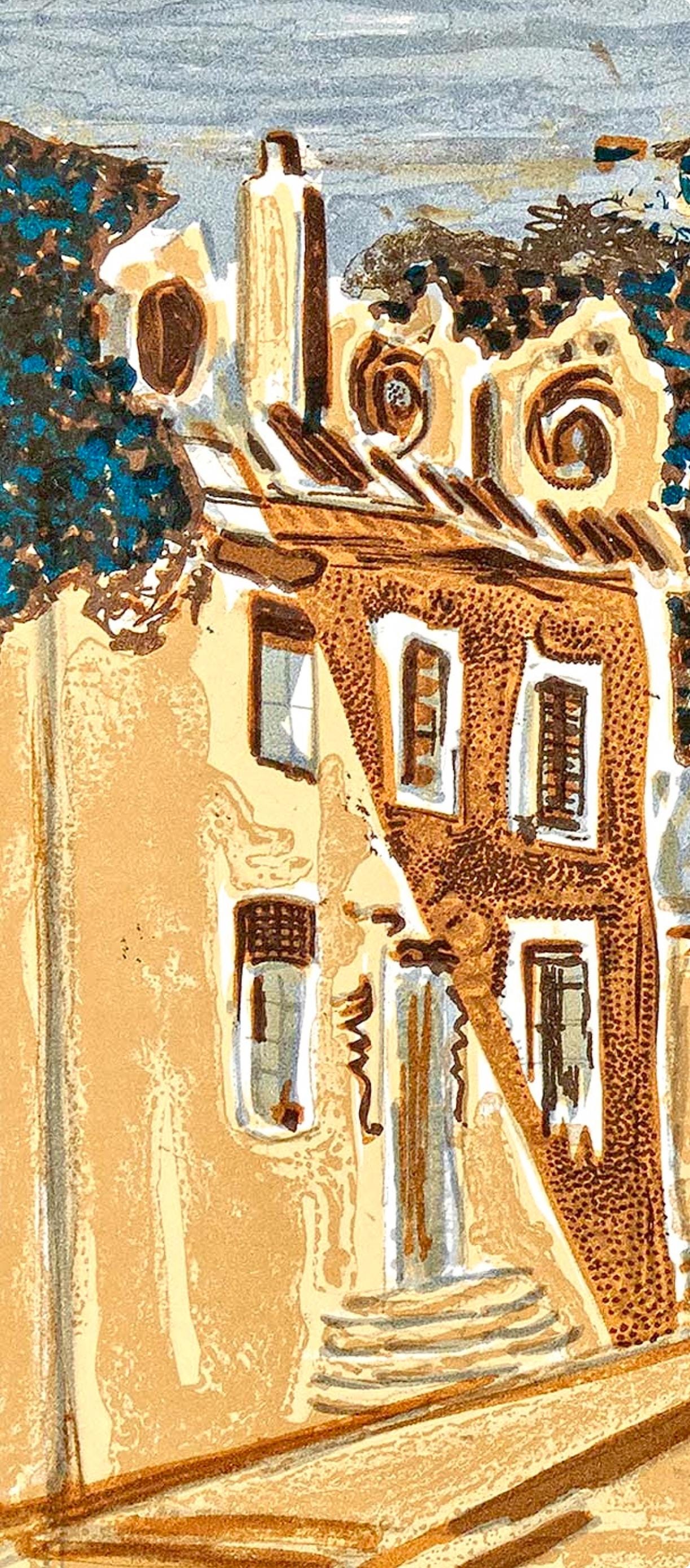 Georges Braque, Decor pour Les Facheux (Mourlot 107), Regards sur Paris, Limited Edition Lithograph