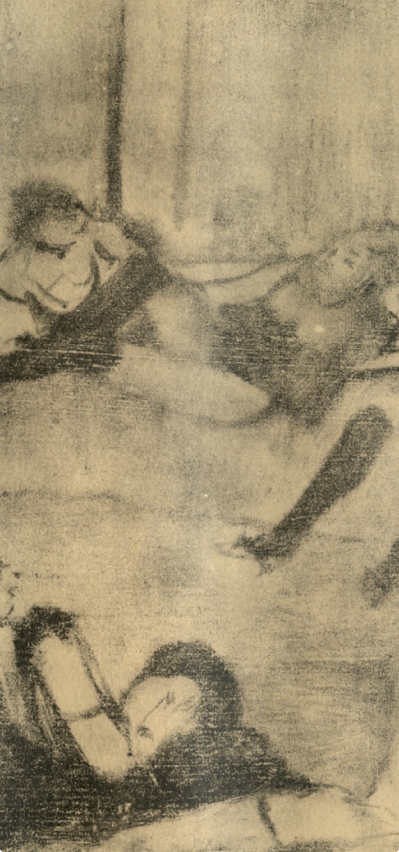 Edgar Degas, Au Salon, E. Degas Monotypes, Limited Edition Monotype