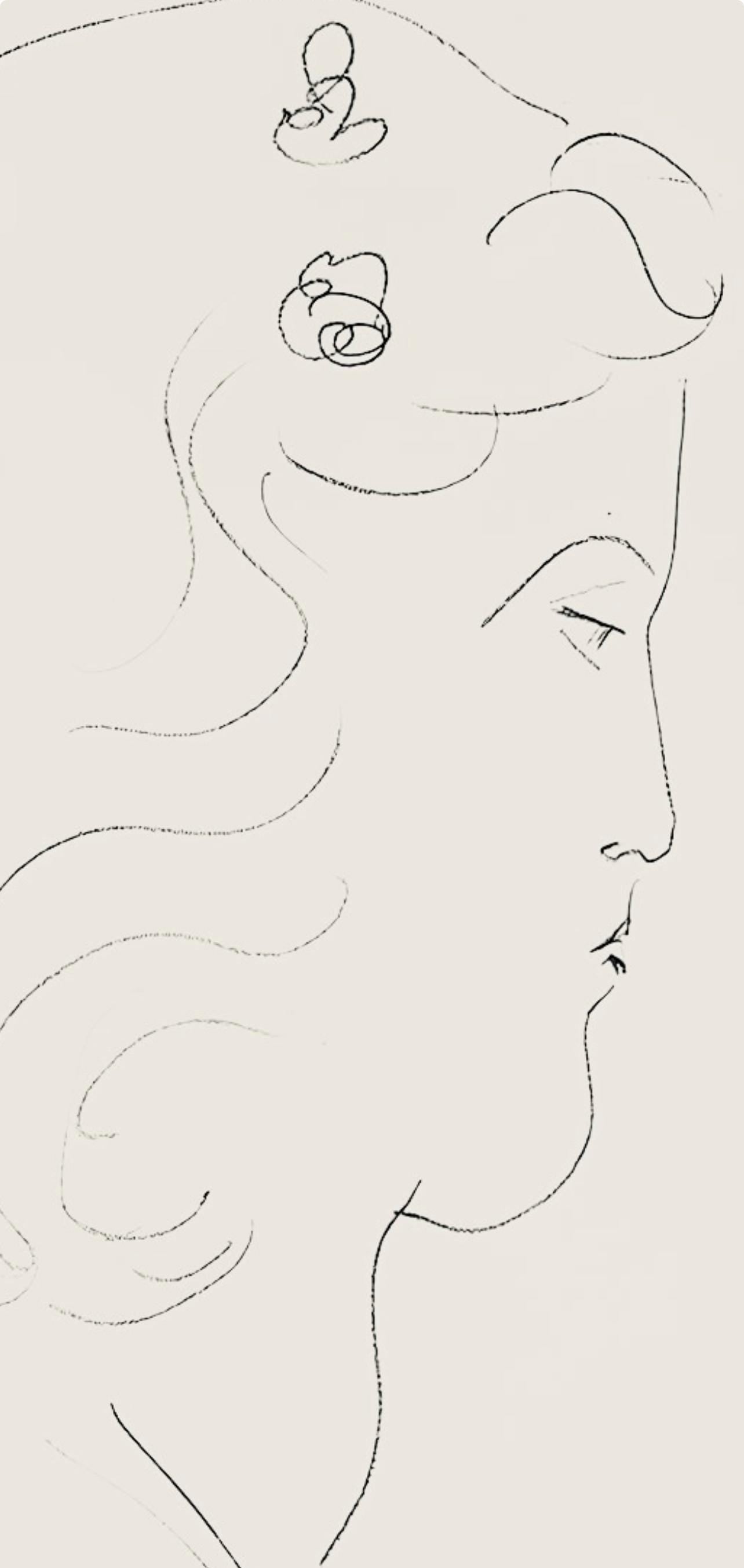 Henri Matisse, Série O, var. 14 (Duthuit 9), Henri Matisse, Dessins, Thèmes et variations, Limited Edition Lithograph