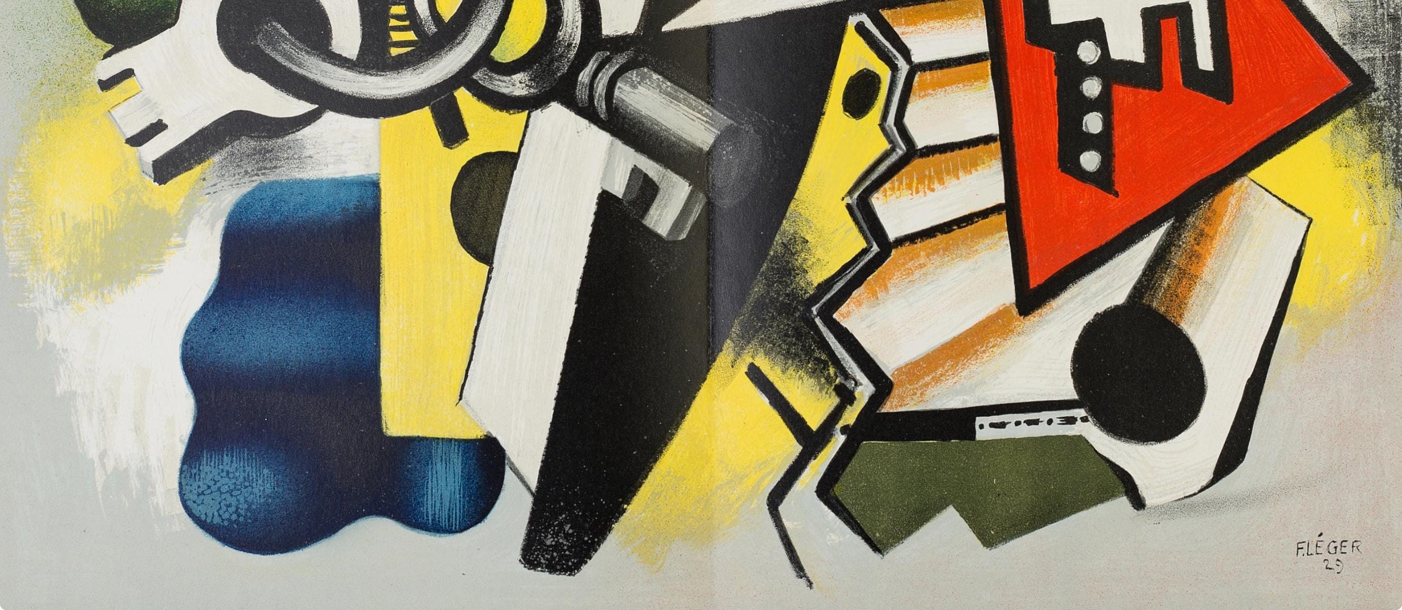 Fernand Léger, Composition, Derrière le miroir, Limited Edition Lithograph