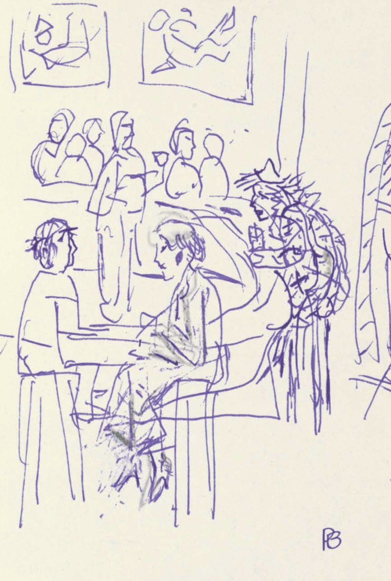 Pierre Bonnard, Composition (Terrasse 54), Pierre Bonnard Correspondences, Limited Edition Lithograph