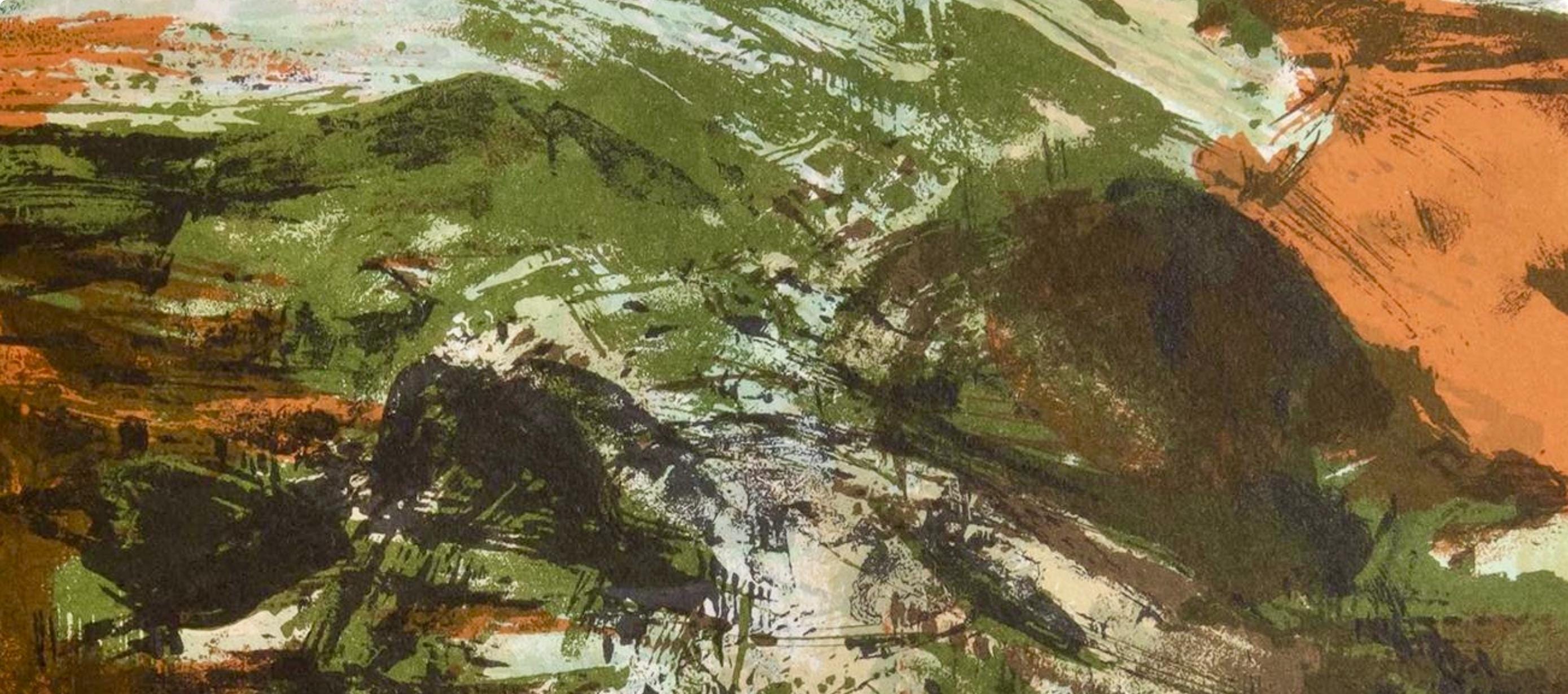Zao Wou-Ki 赵无极, Composition, Ediciones Polígrafa, Redfern Gallery, Limited Edition Lithograph