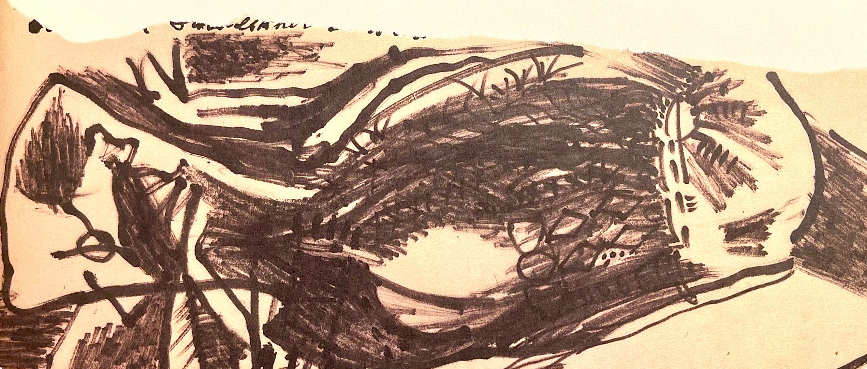 Jackson Pollock, Composition, Jackson Pollock, The Last Sketchbook, Limited Edition Lithograph