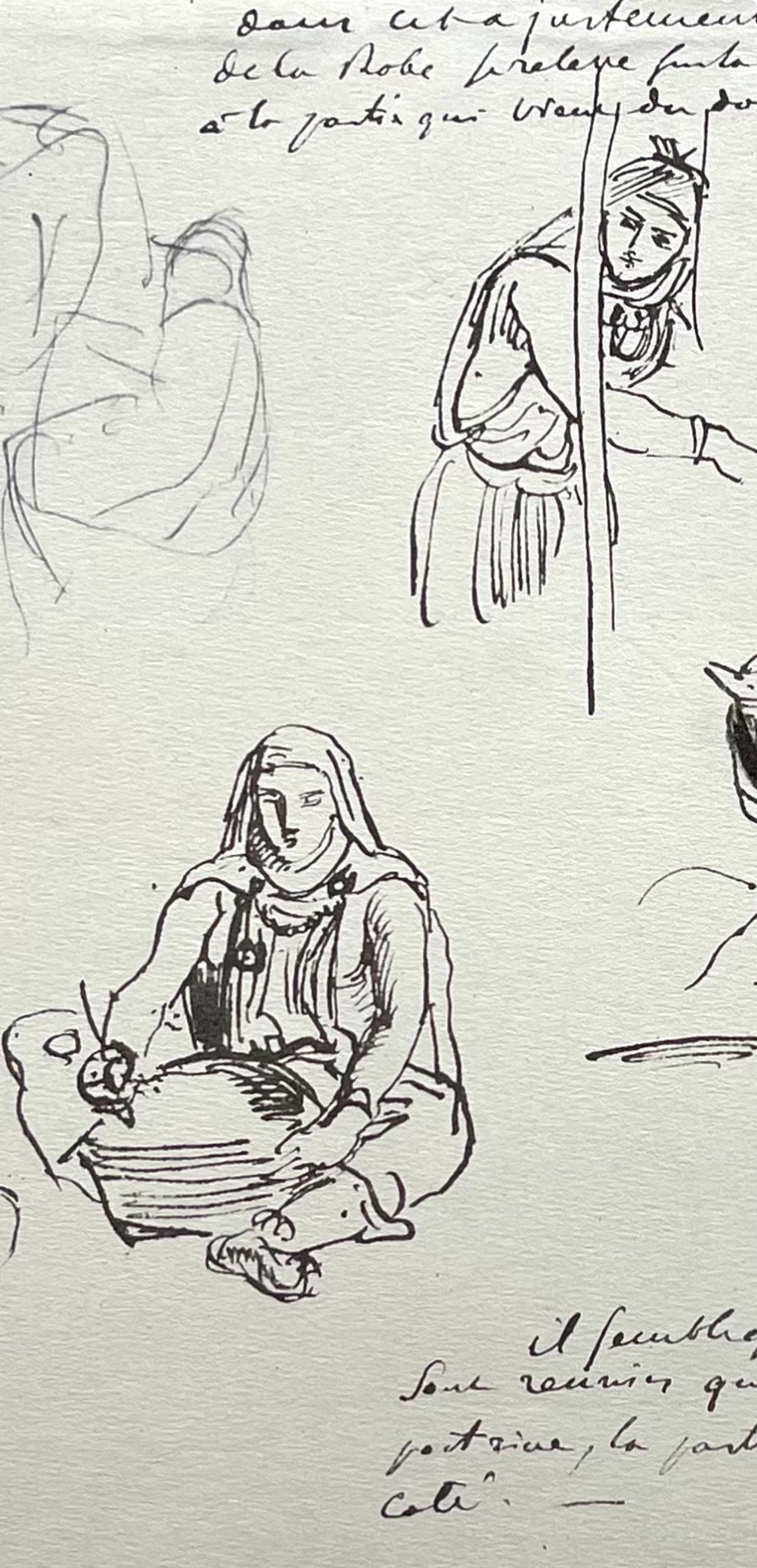 Eugène Delacroix, Composition, Trente et un Dessins et Aquarelles du Maroc, Limited Edition Lithograph