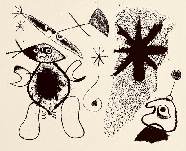 Joan Miró, Composition, The Prints of Joan Miro, Limited Edition Etching