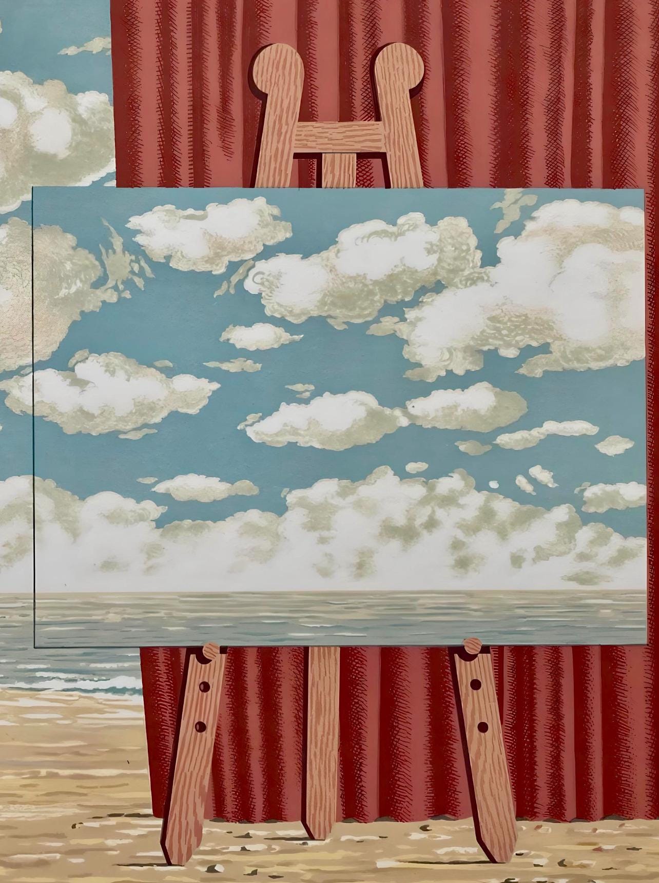René Magritte, La Belle Captive, Les Enfants Trouvés de Magritte, Limited Edition Lithograph