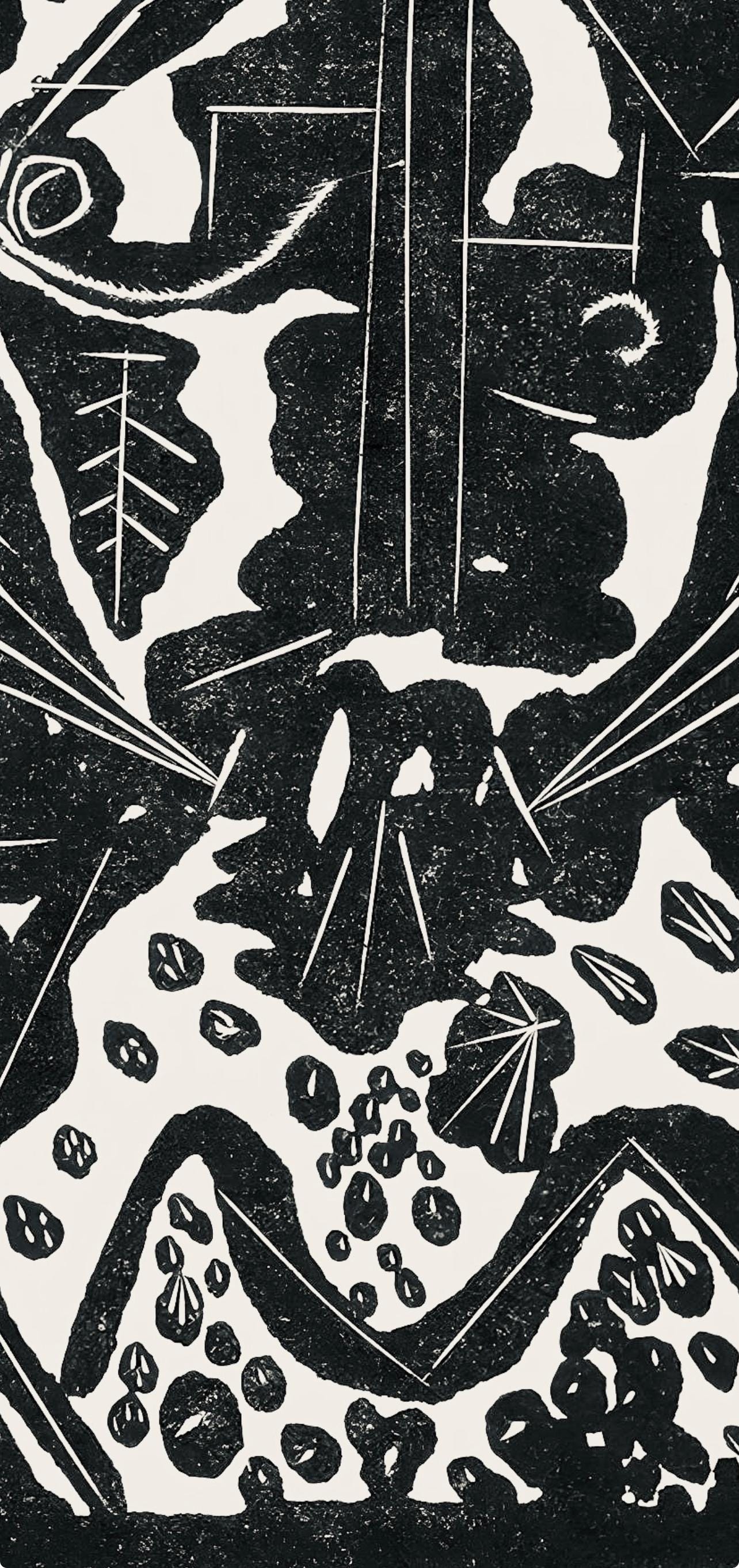 Pablo Picasso, Composition (Cramer 36; Bloch 360; Horodisch A6), Non Vouloir, Limited Edition Zincograph