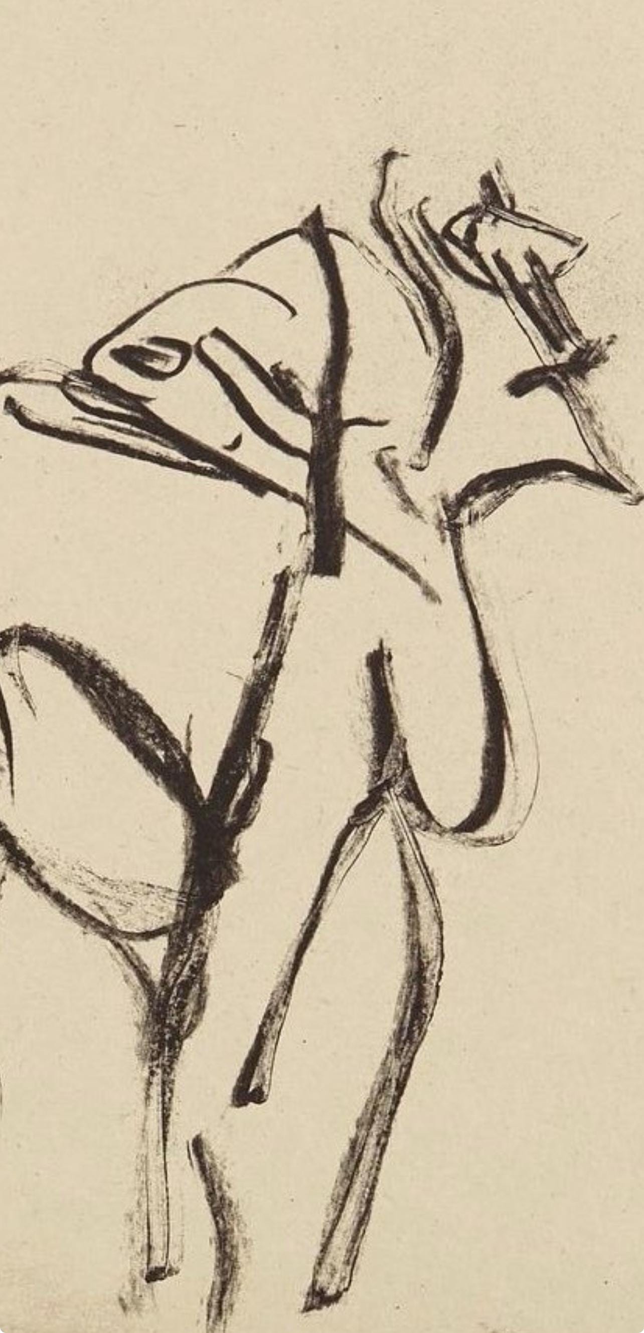 Willem de Kooning, Composition, Poems, Limited Edition Lithograph