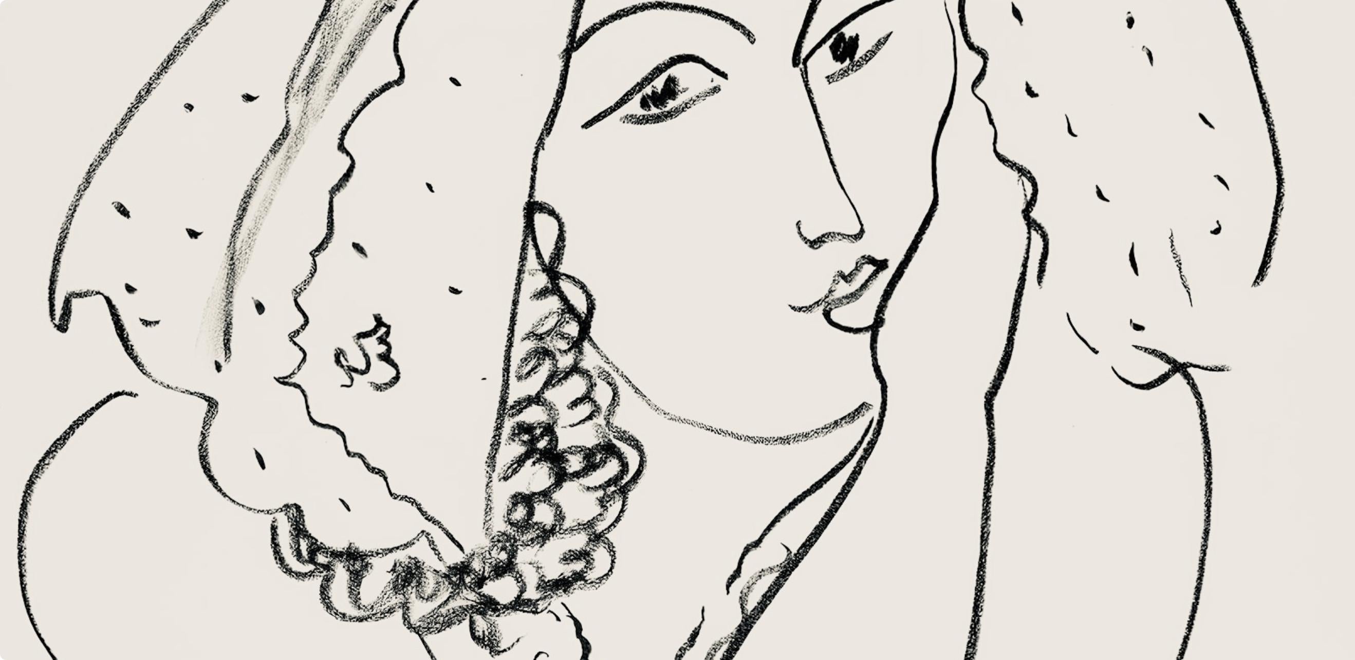 Henri Matisse, Série I, var. 6 (Duthuit 9), Henri Matisse, Dessins, Thèmes et variations, Limited Edition Lithograph