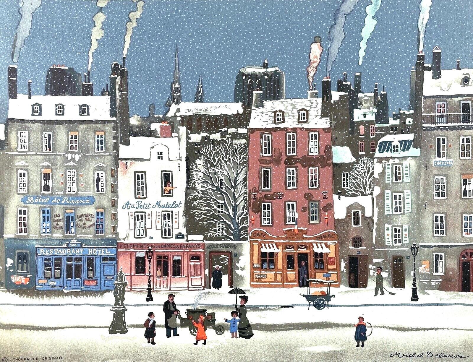 Michel Delacroix, Chauds Les Marrons, Limited Edition Lithograph
