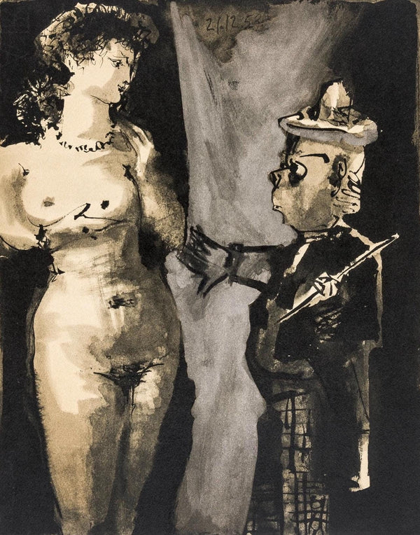 Pablo Picasso, Composition, Picasso and the Human Comedy, Verve: Revue Artistique et Littéraire, Limited Edition Lithograph