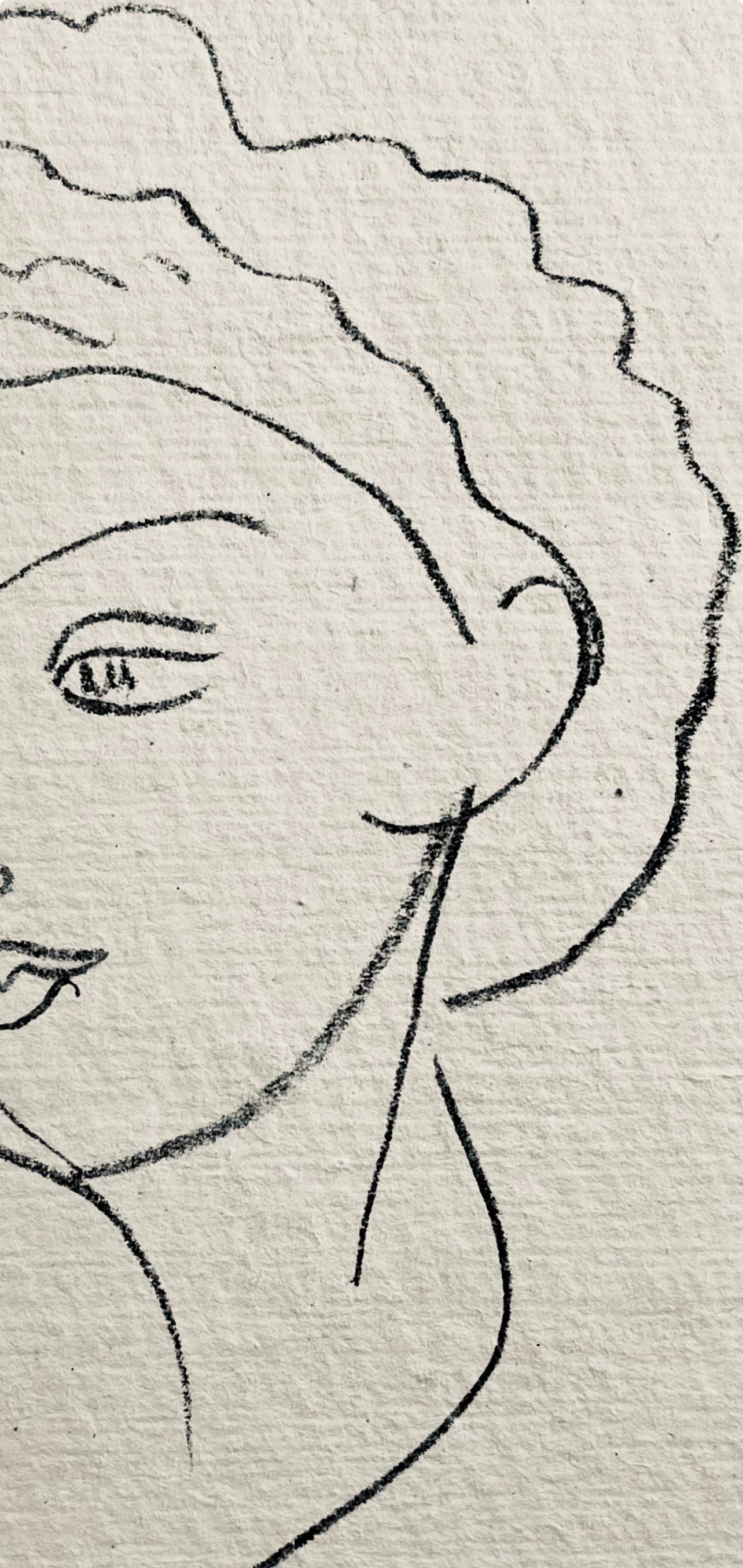 Henri Matisse, Lithographie I (Duthuit 20), Repli, Gravures de Henri Matisse, Limited Edition Lithograph