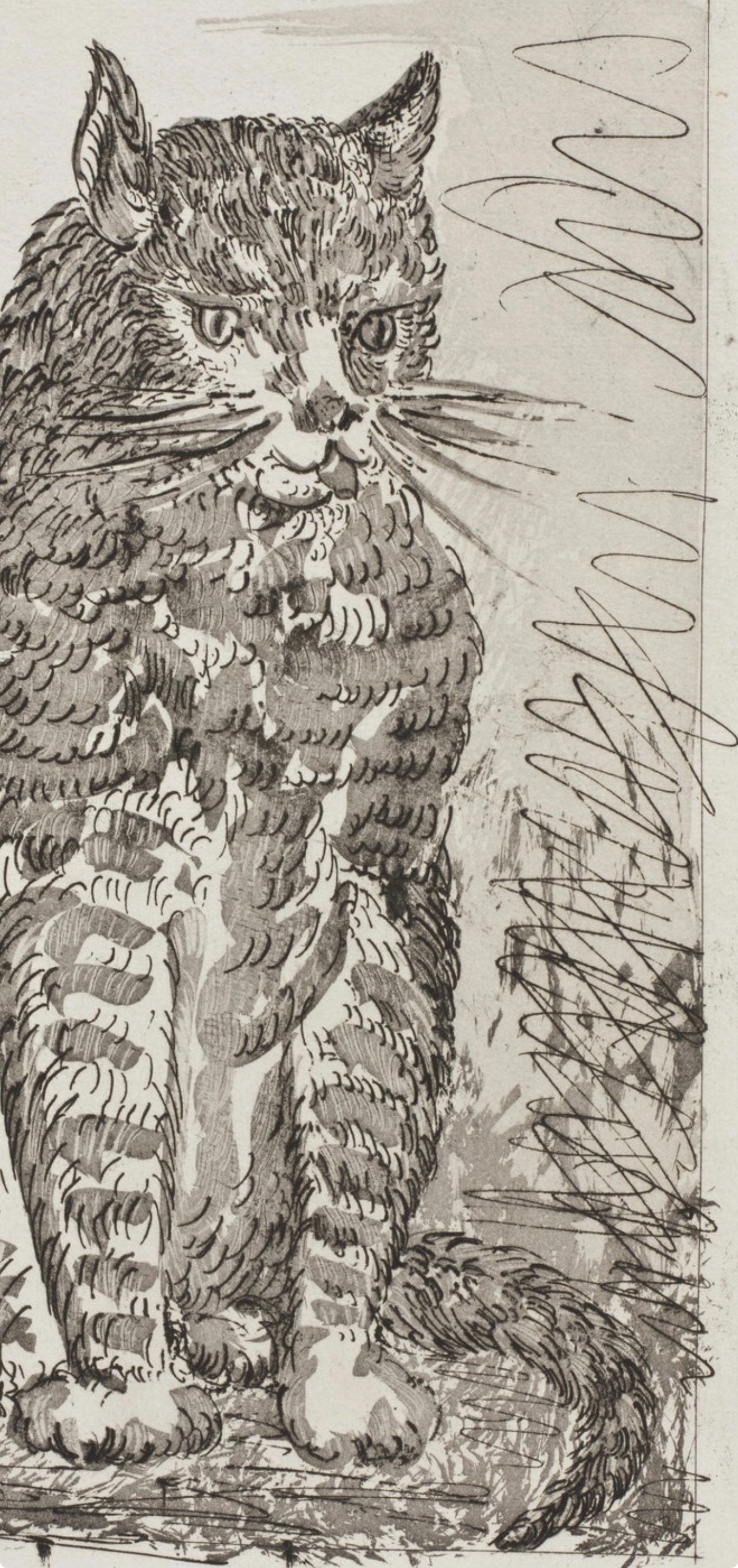 Pablo Picasso, Le Chat, Histoire naturelle, Limited Edition Lithograph