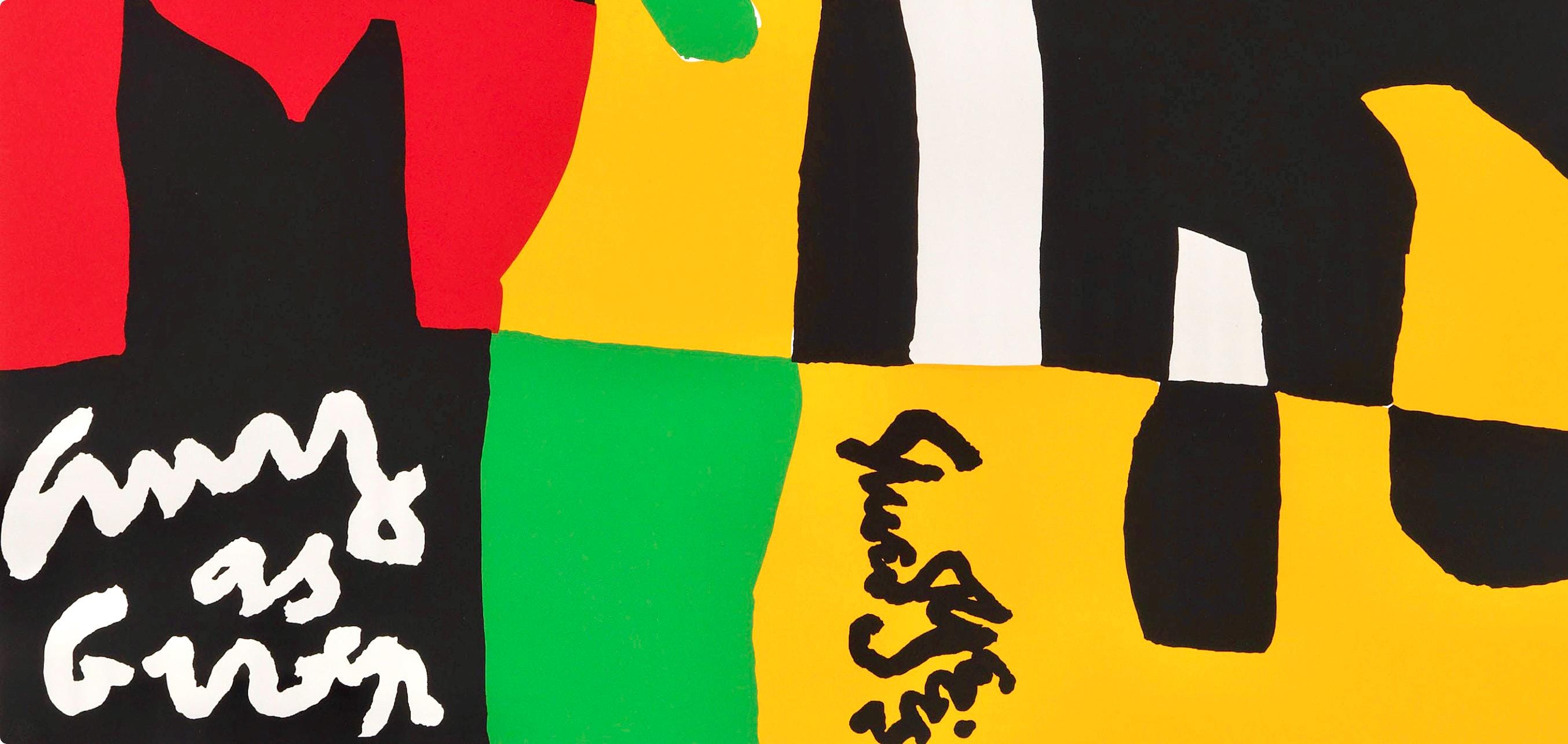 Stuart Davis, Composition (Cole/Myers 79), X + X, Ten Works by Ten Painters, Limited Edition Silkscreen