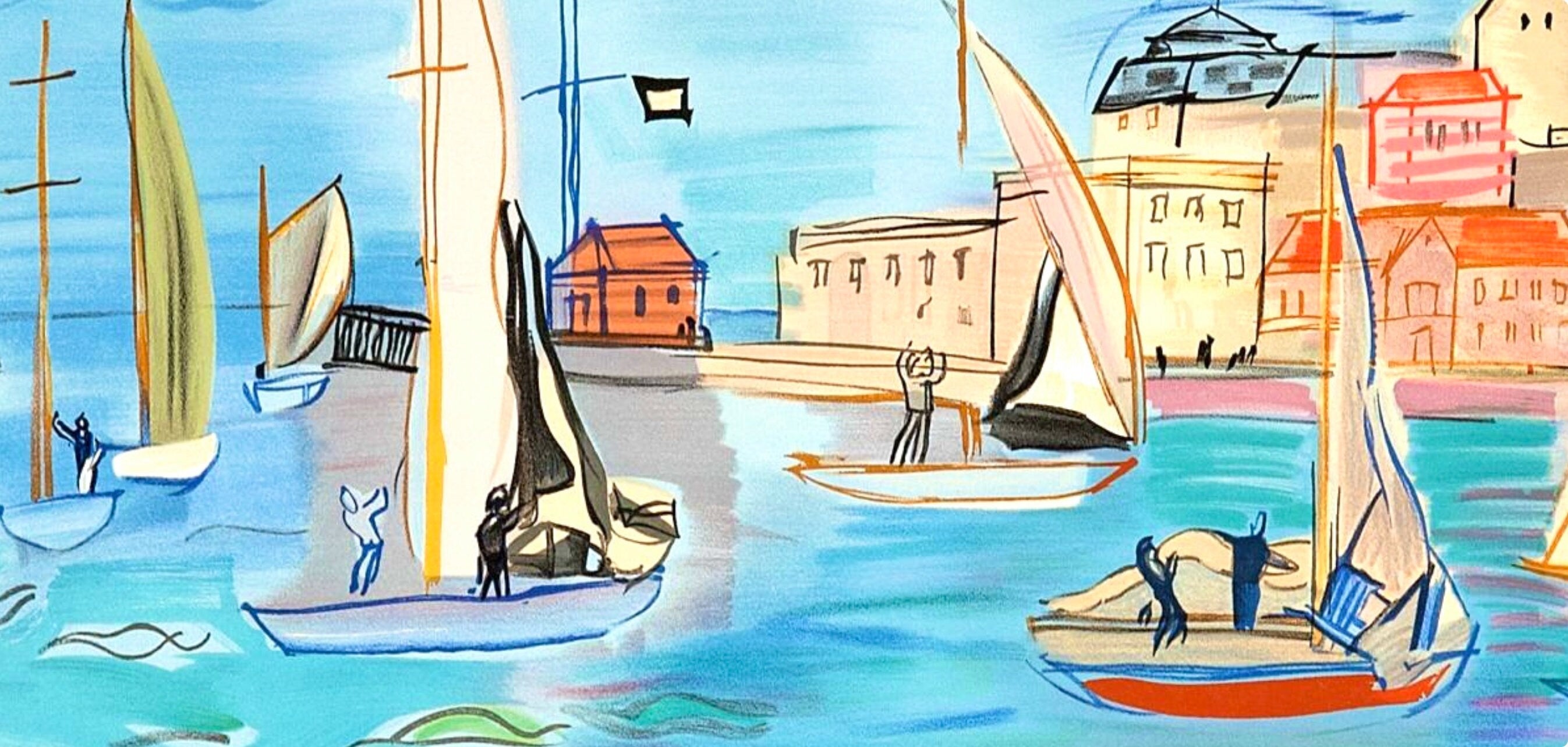 Raoul Dufy, Les Régates, Raoul Dufy, Collection Pierre Lévy, Limited Edition Lithograph