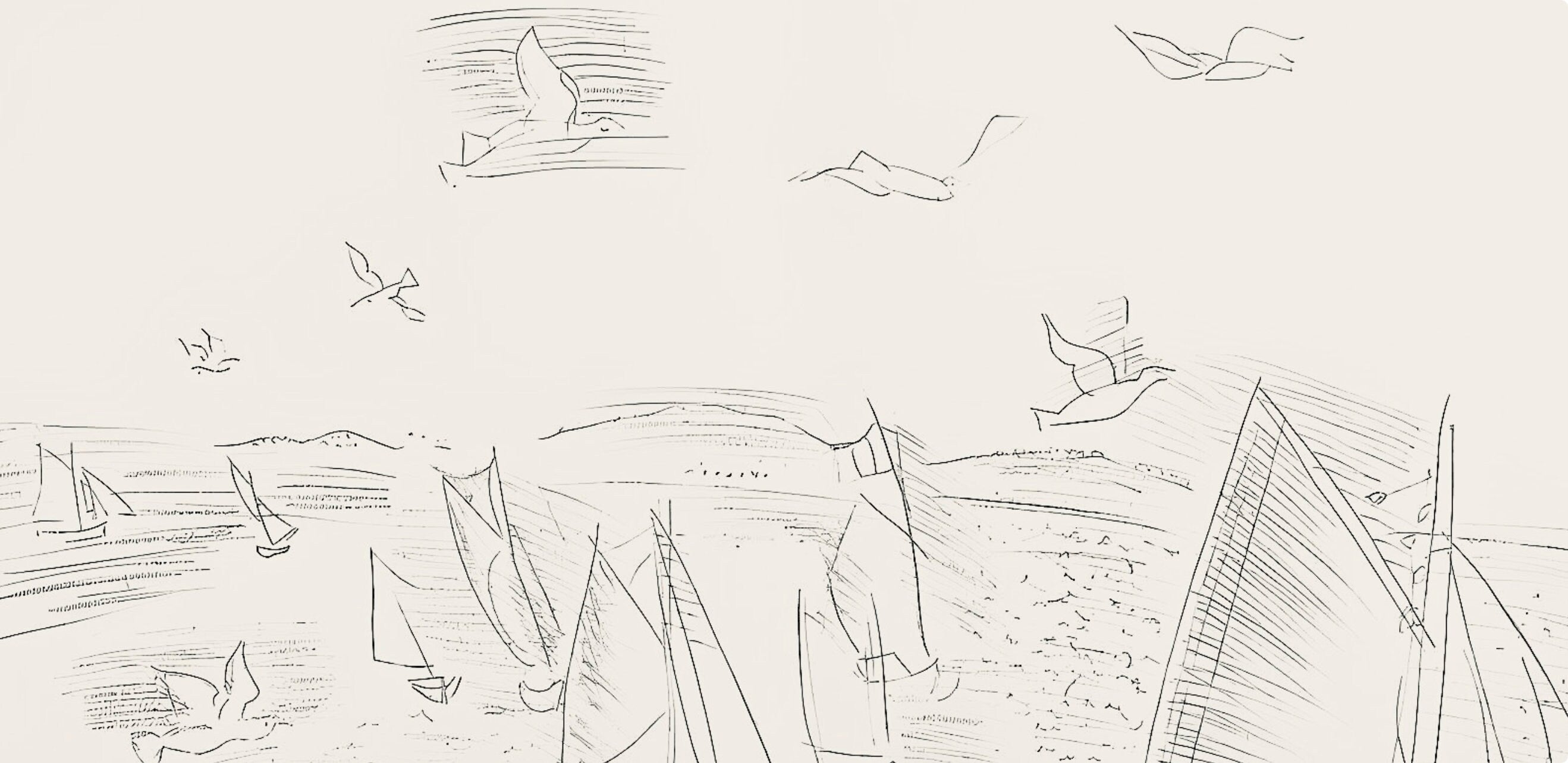 Raoul Dufy, Composition, Les Côtes Normandes, Limited Edition Lithograph