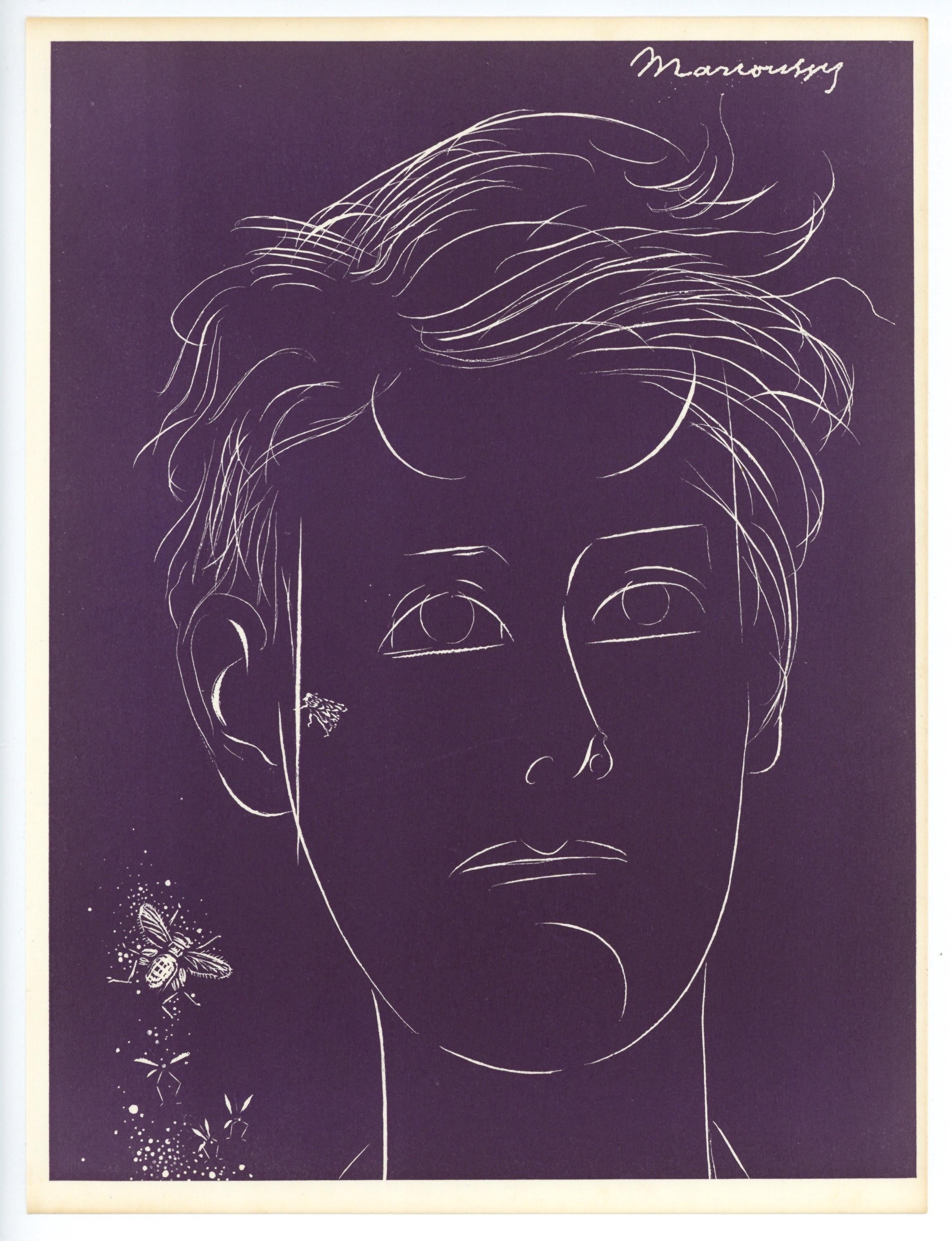 Louis Marcoussis, Rimbaud, XXe siècle, Limited Edition Linocut