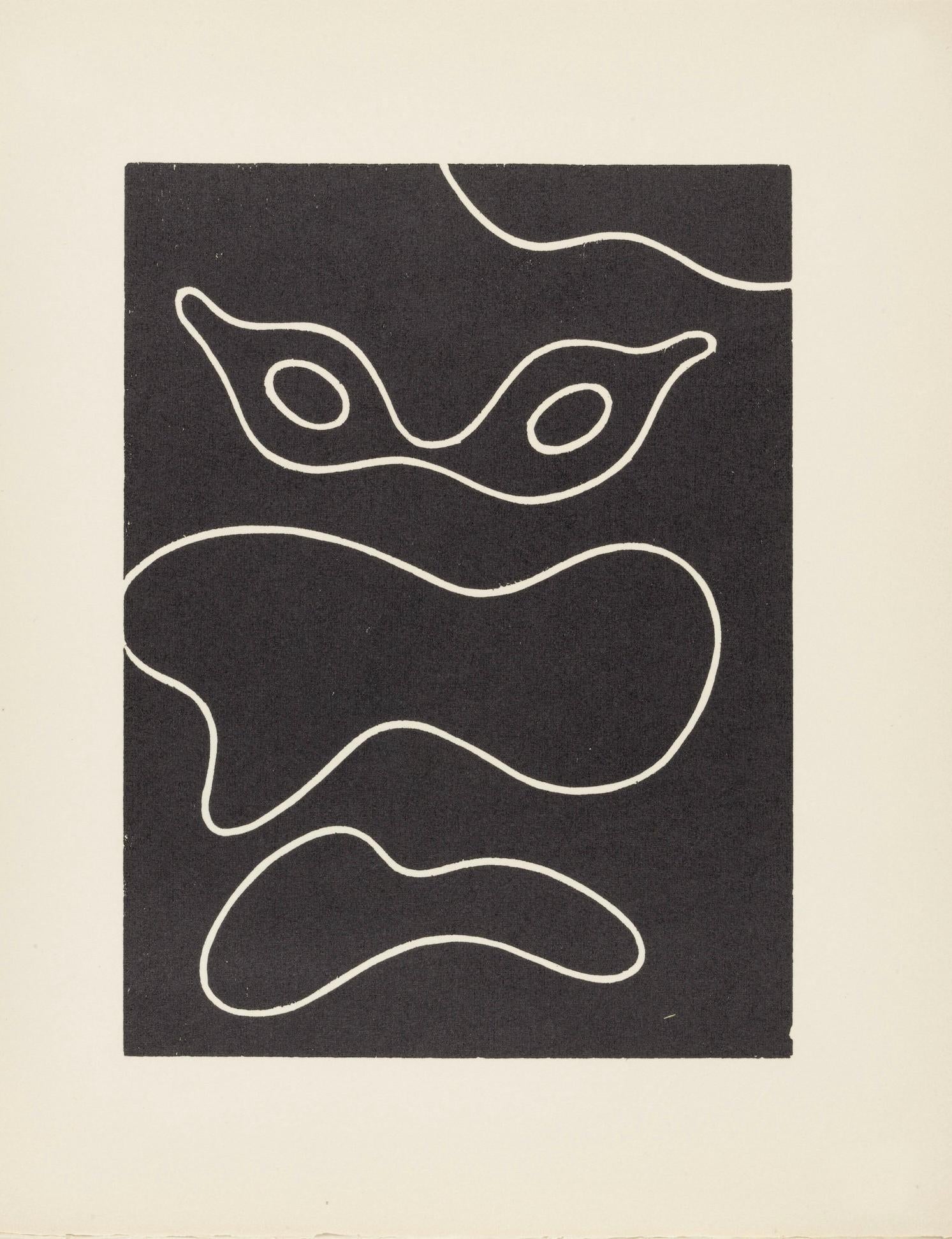 Hans Jean Arp, Composition (Arntz 148-175; Hagenbach A 25; Bolliger 54), Dreams and Projects, Limited Edition Woodcut