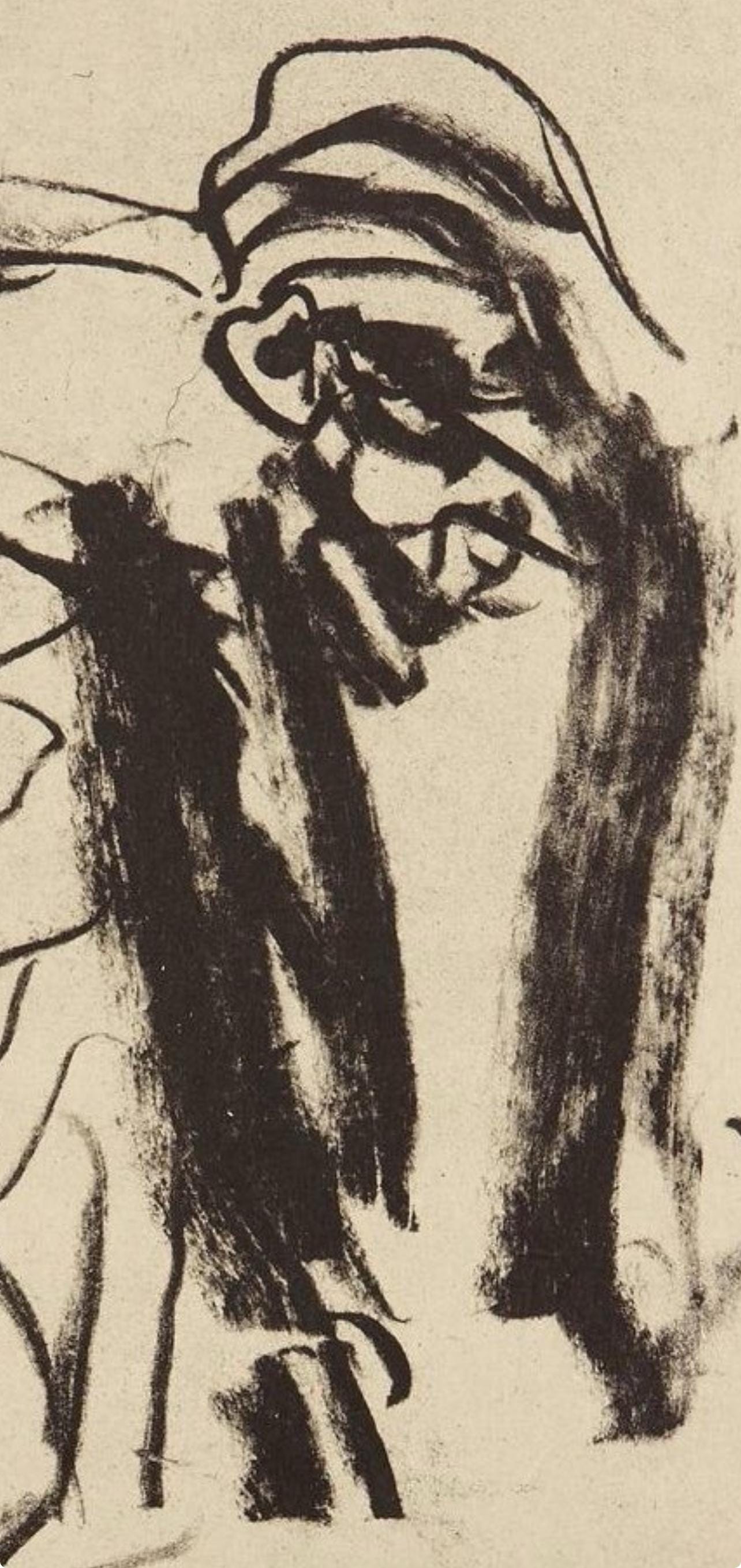 Willem de Kooning, Composition, Poems, Limited Edition Lithograph
