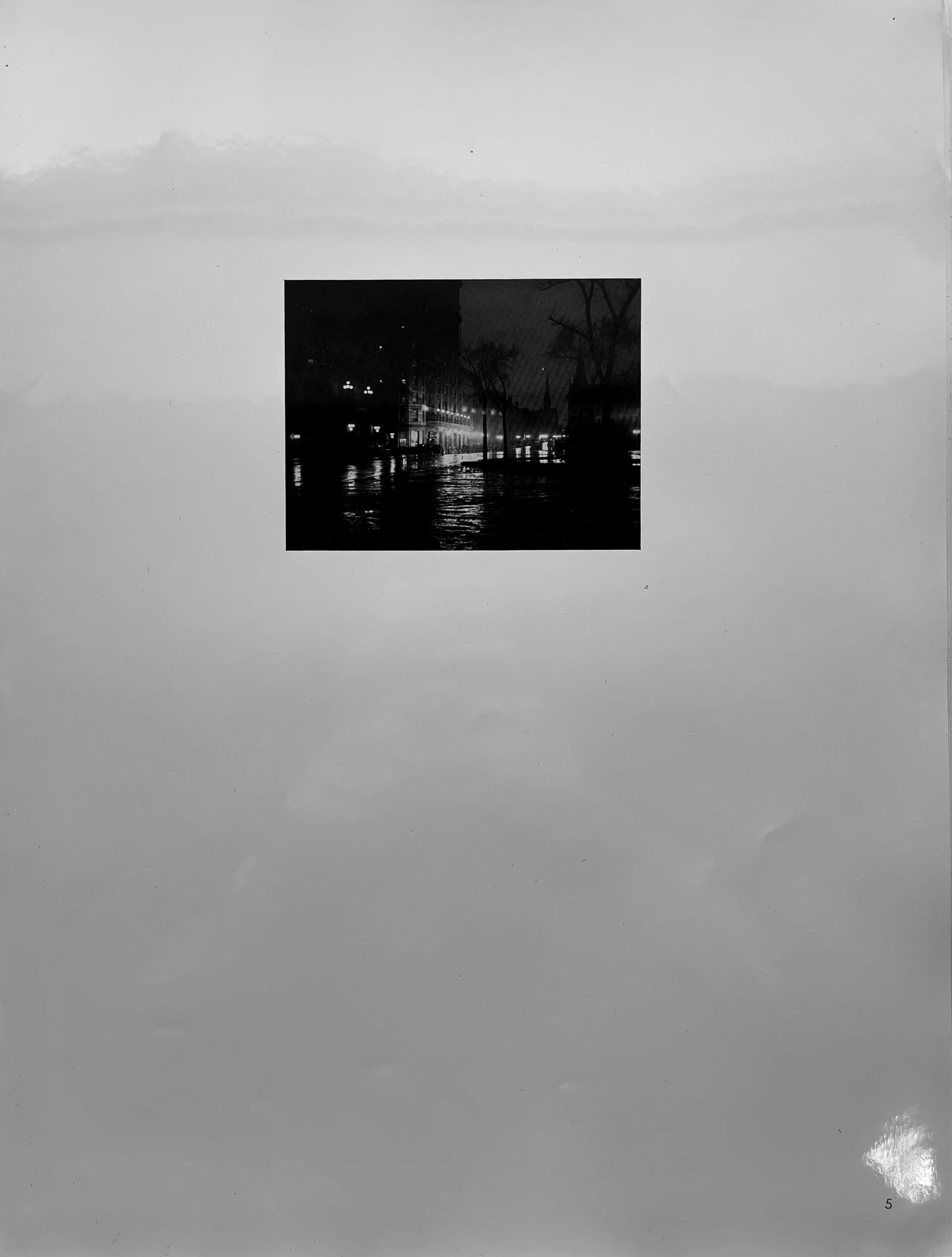 Alfred Stieglitz, Night, New York, Alfred Stieglitz Memorial Portfolio 1864-1946, Limited Edition Halftone Photograph
