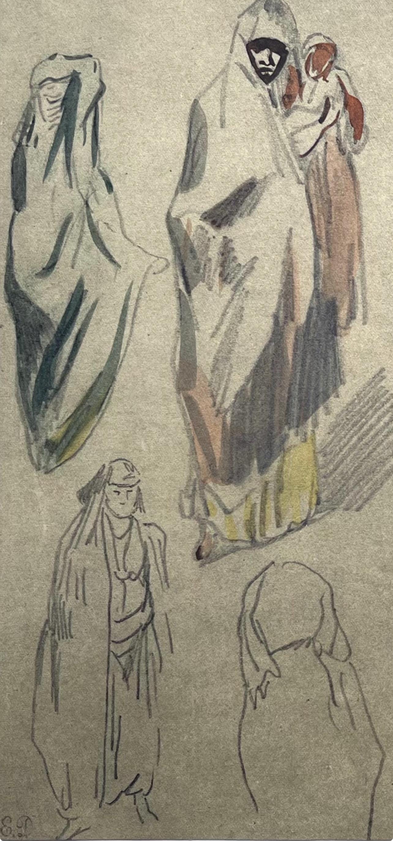 Eugène Delacroix, Composition, Trente et un Dessins et Aquarelles du Maroc, Limited Edition Lithograph