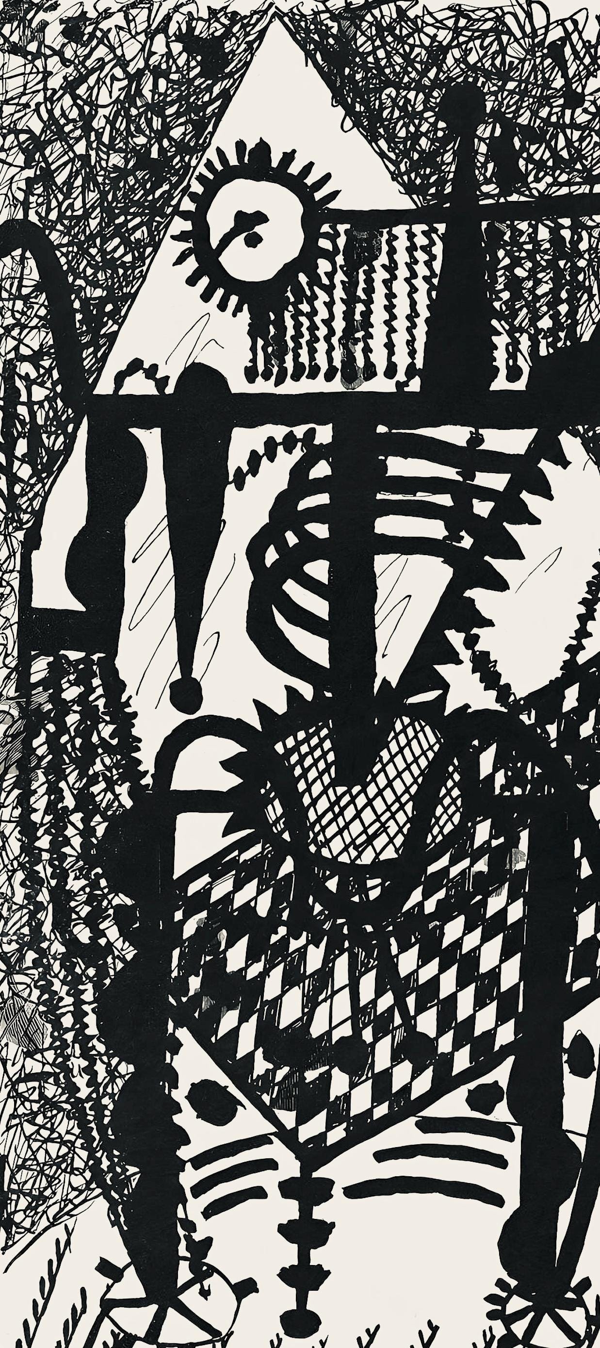 Pablo Picasso, Composition (Monod 10485), Hélène chez Archive de Illustrations de Pablo Picasso, Limited Edition Woodcut