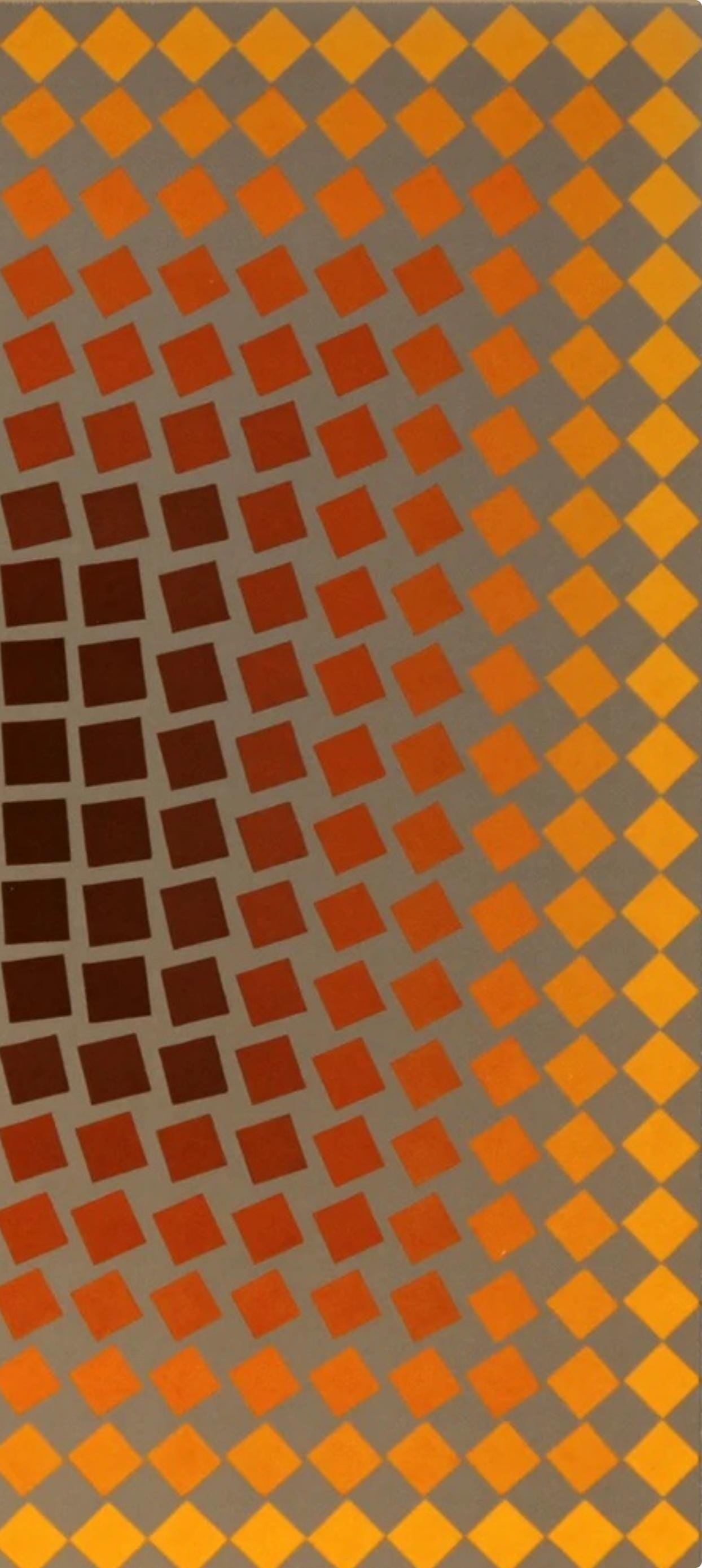 Victor Vasarely, Composition, CTA 102, Limited Edition Héliogravure