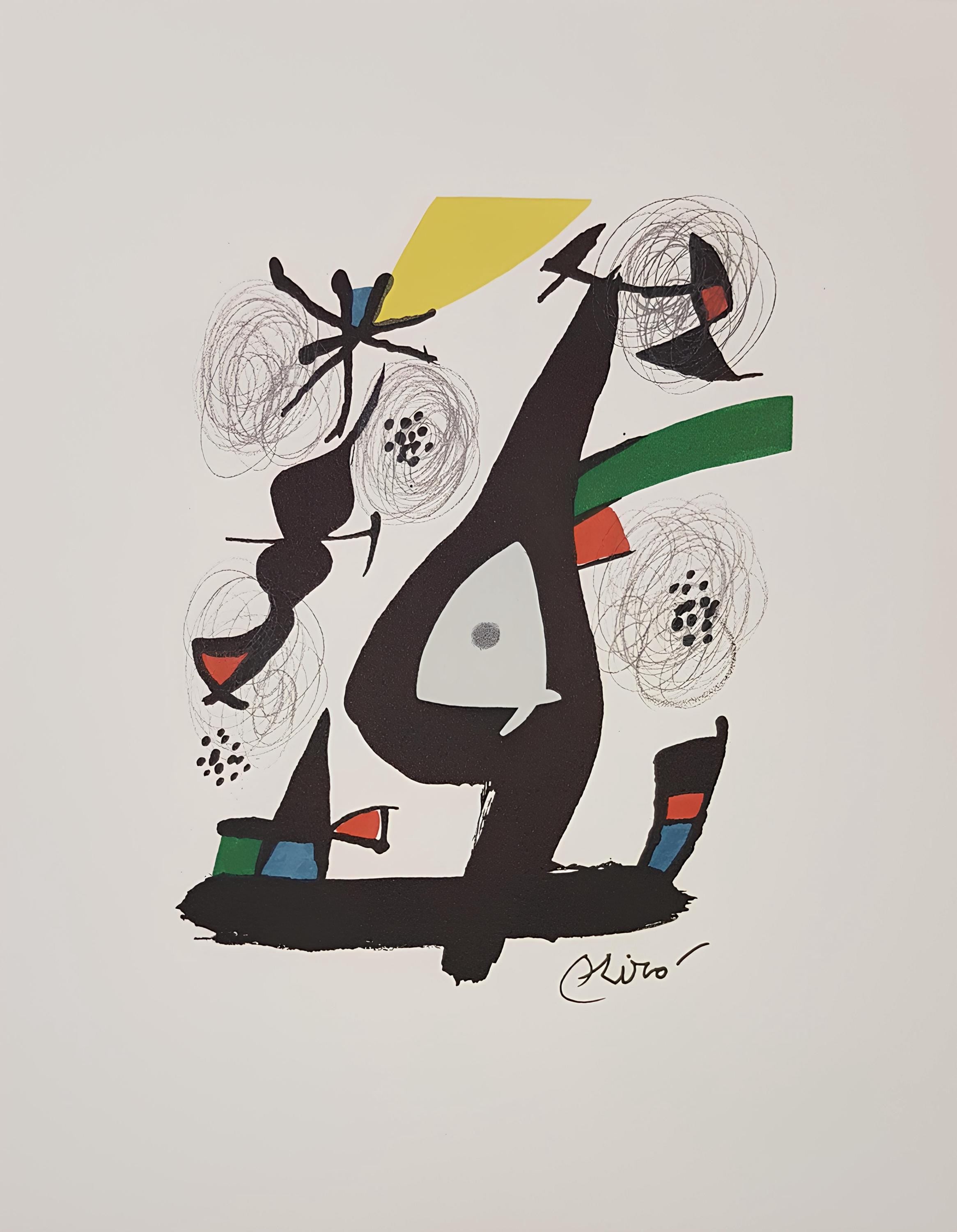 Joan Miró, Composition (Mourlot 1212-1225; Cramer 248), La mélodie acide, Limited Edition Lithograph
