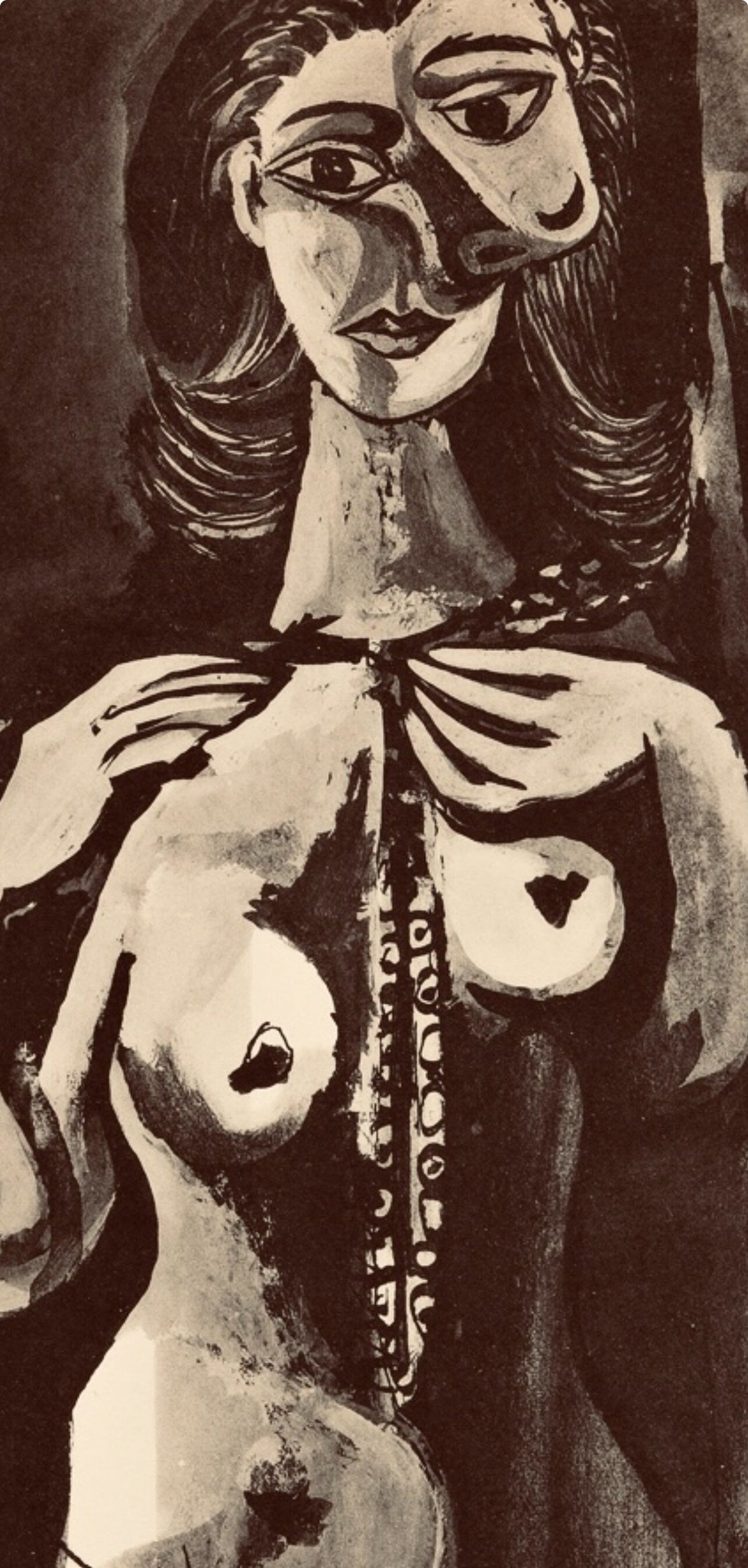 Pablo Picasso, Composition, Carnet de dessins de Picasso, Cahiers d’Art, Limited Edition Lithograph
