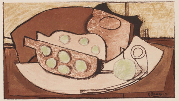 Georges Braque, Composition, Braque Espaces, 13 Dessins, Lavis, Aquarelles, Limited Edition Lithograph
