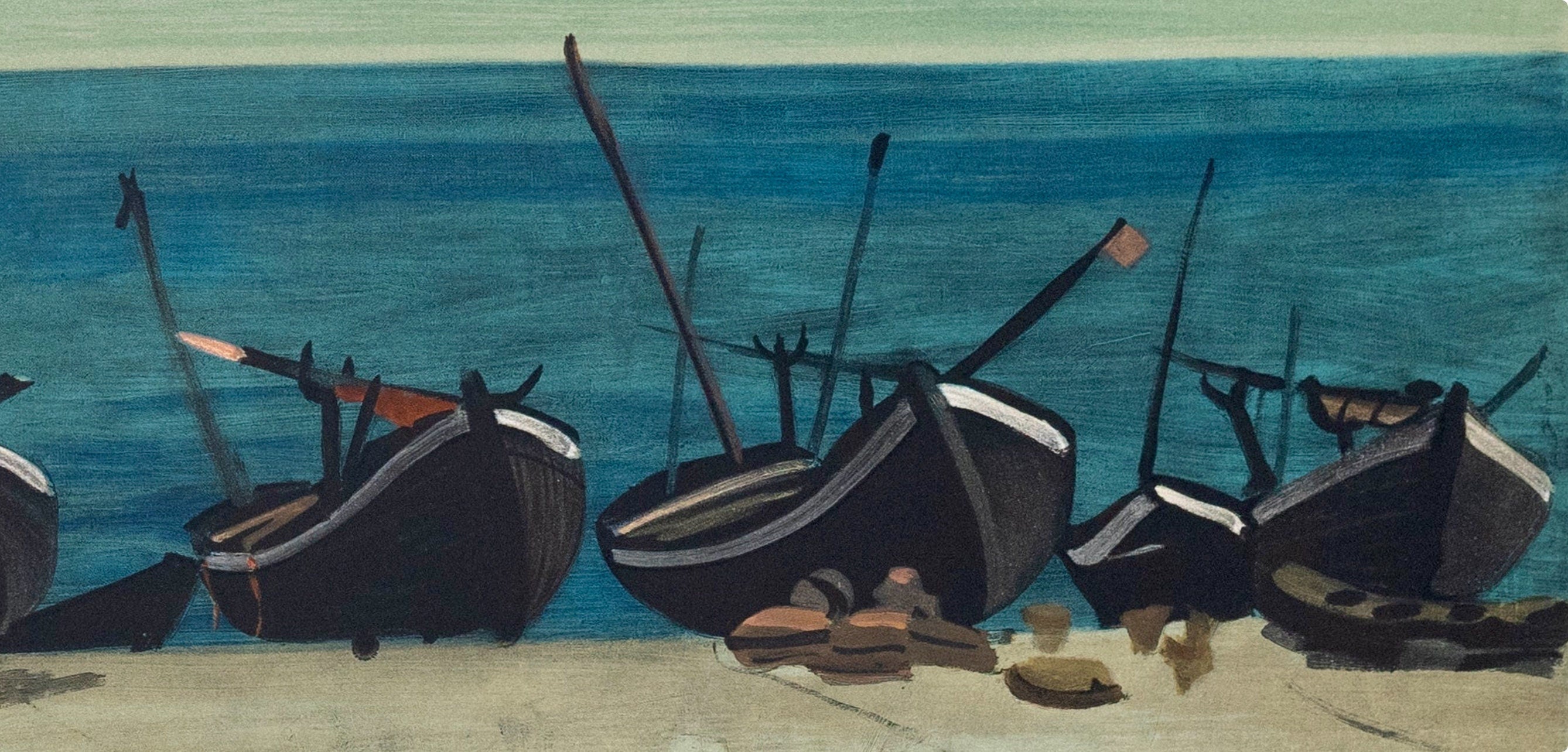 André Derain, Barques a Graveline, André Derain, Collection Pierre Lévy, Limited Edition Lithograph