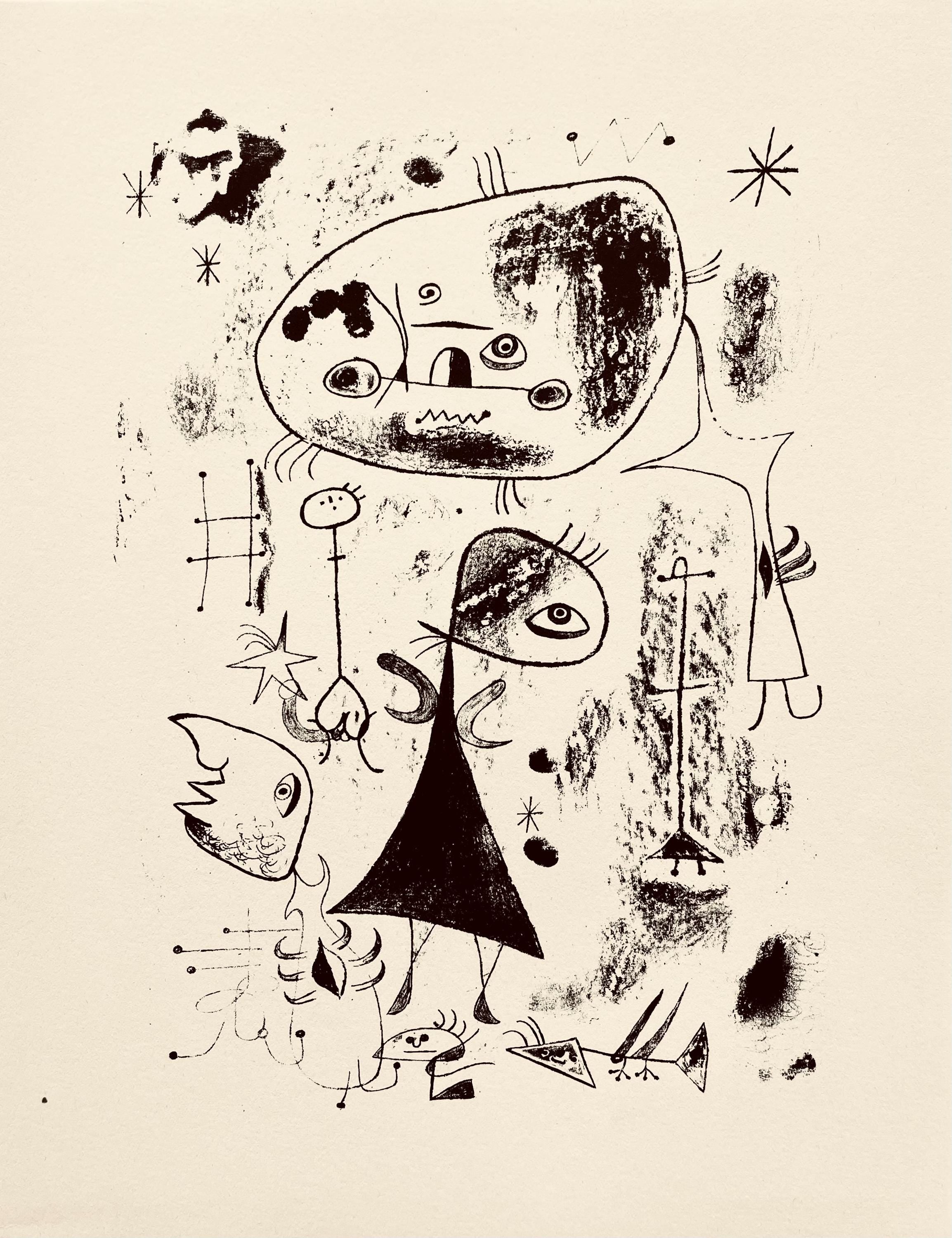 Joan Miró, Composition, The Prints of Joan Miro, Limited Edition Etching