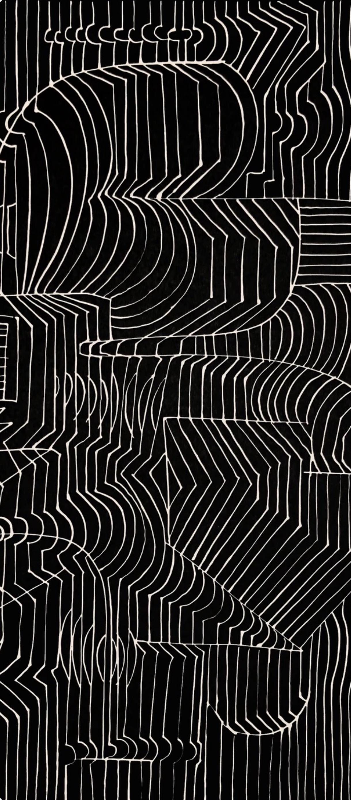 Victor Vasarely, Composition, Ondulatoires, Limited Edition Héliogravure