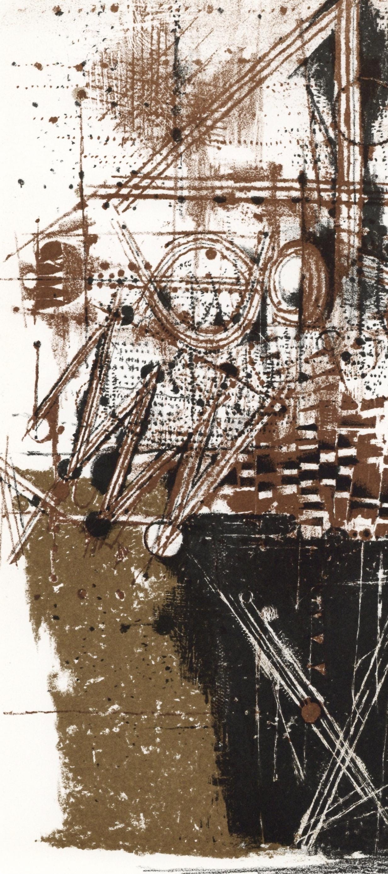 Johnny Friedlaender, Composition, XXe siècle, Limited Edition Lithograph